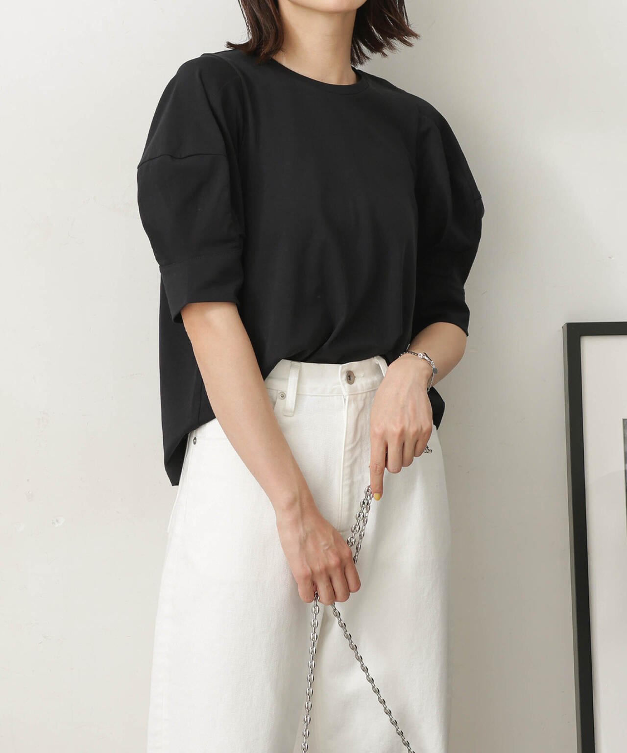 LB.03/Repurフォルムスリーブカットトップス
