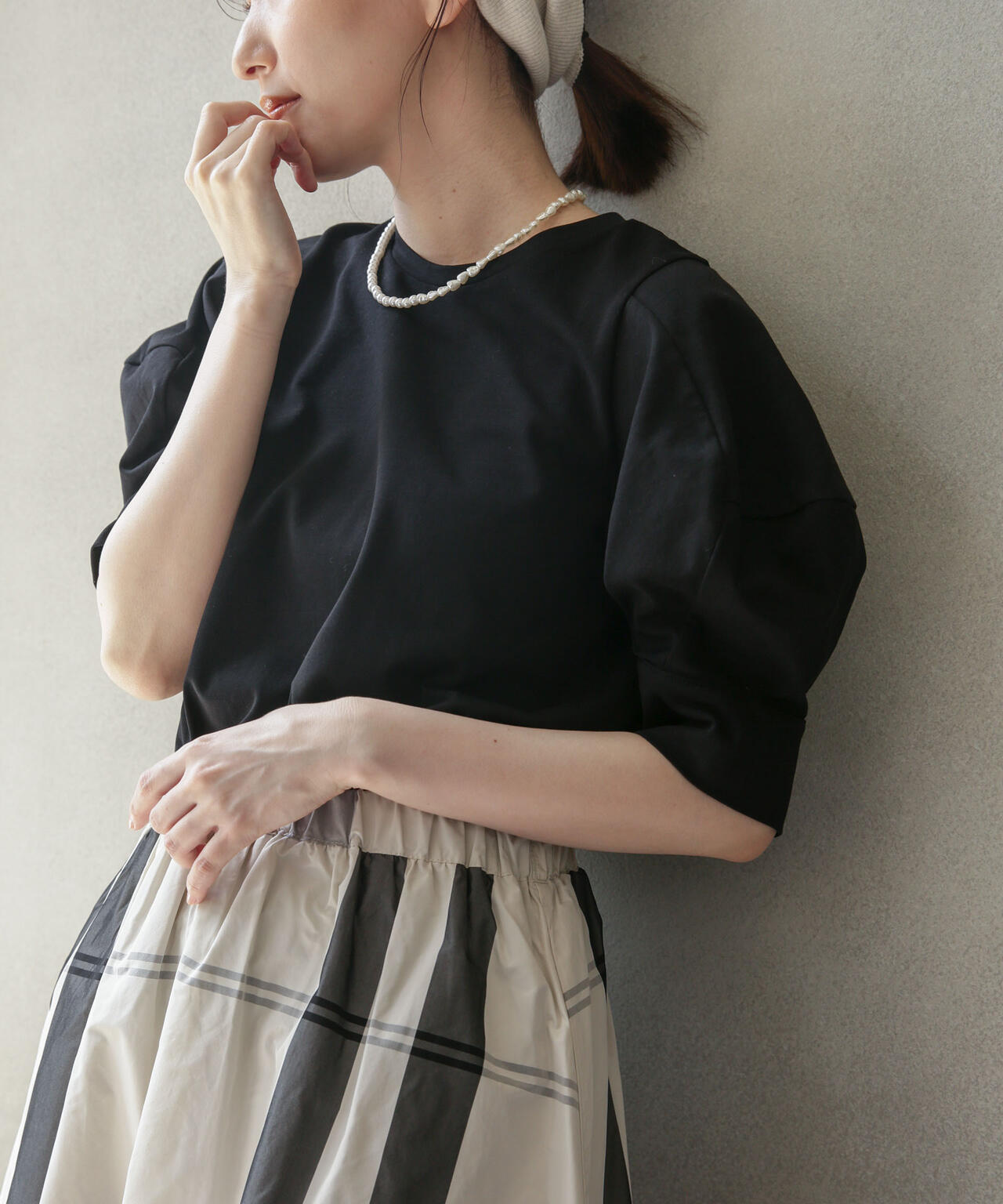 LB.03/Repurフォルムスリーブカットトップス