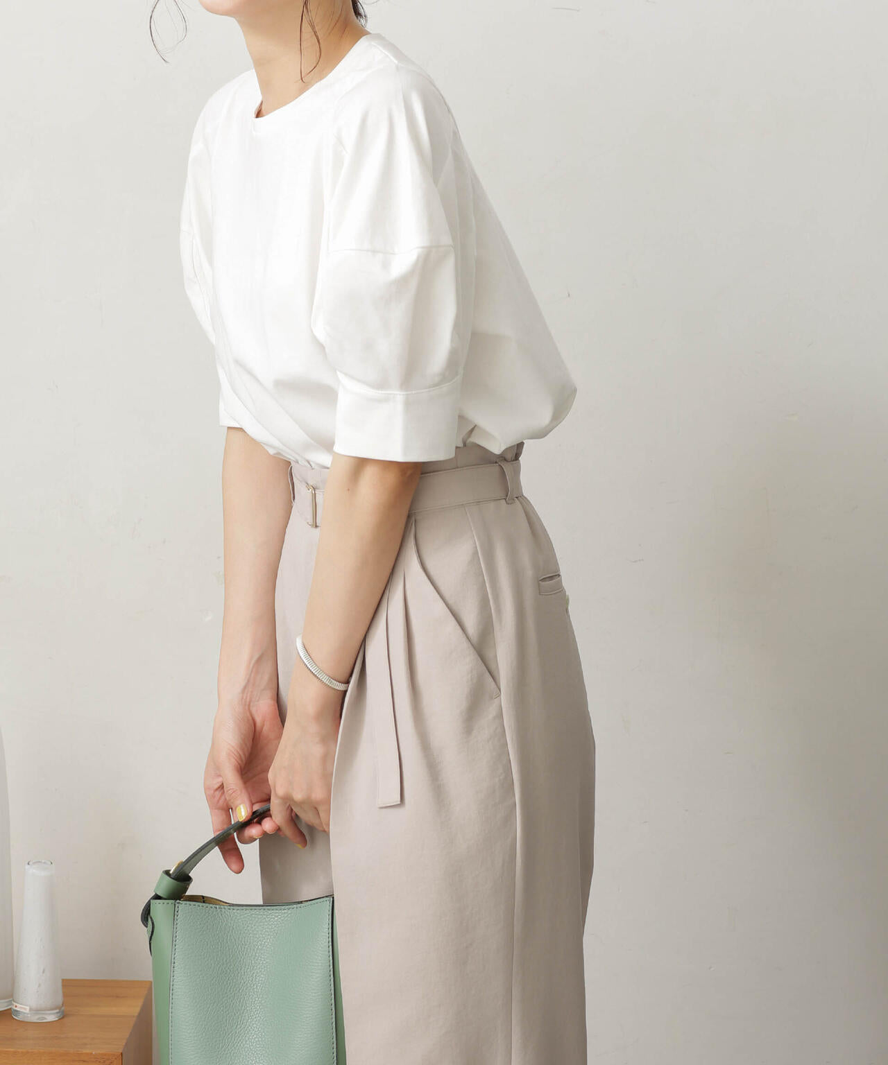 LB.03/Repurフォルムスリーブカットトップス