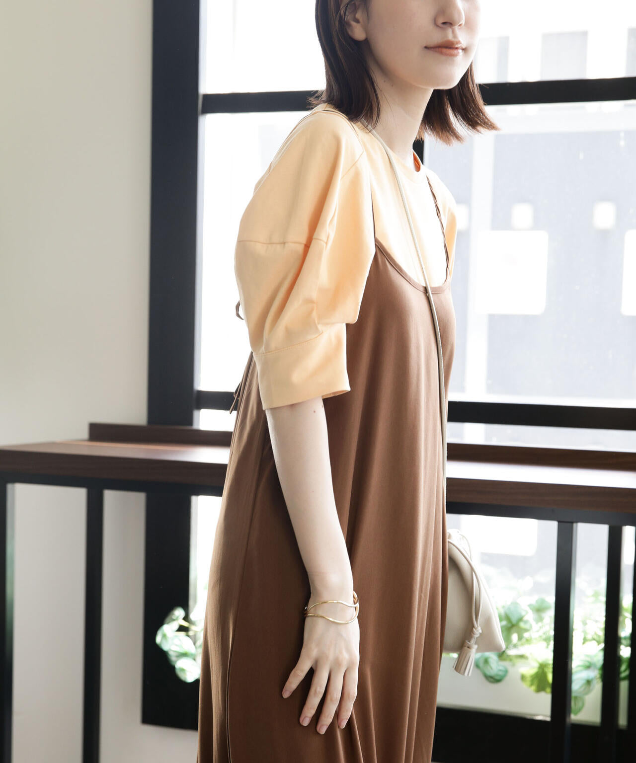 LB.03/Repurフォルムスリーブカットトップス