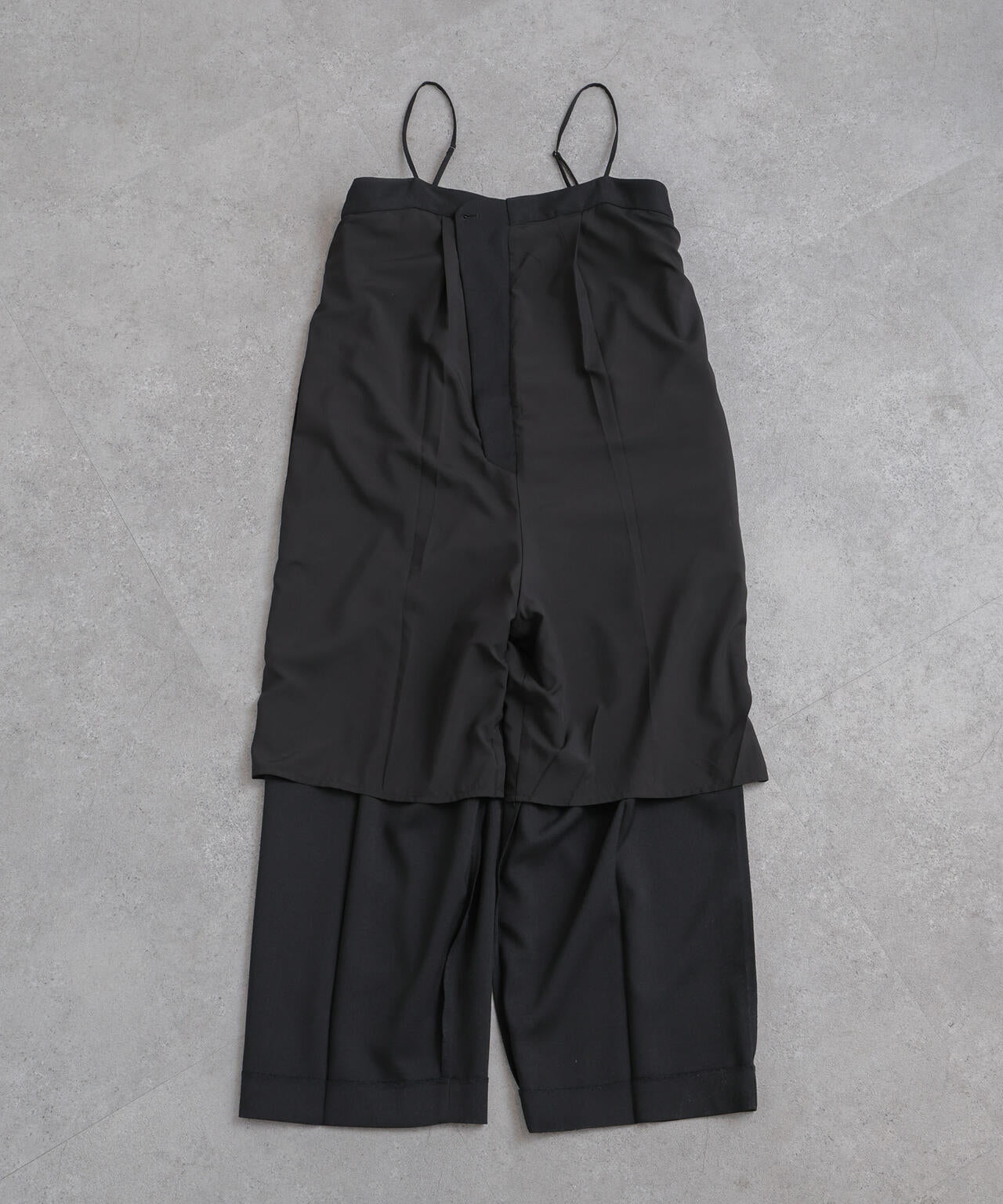 ハイウエストサロペットパンツ