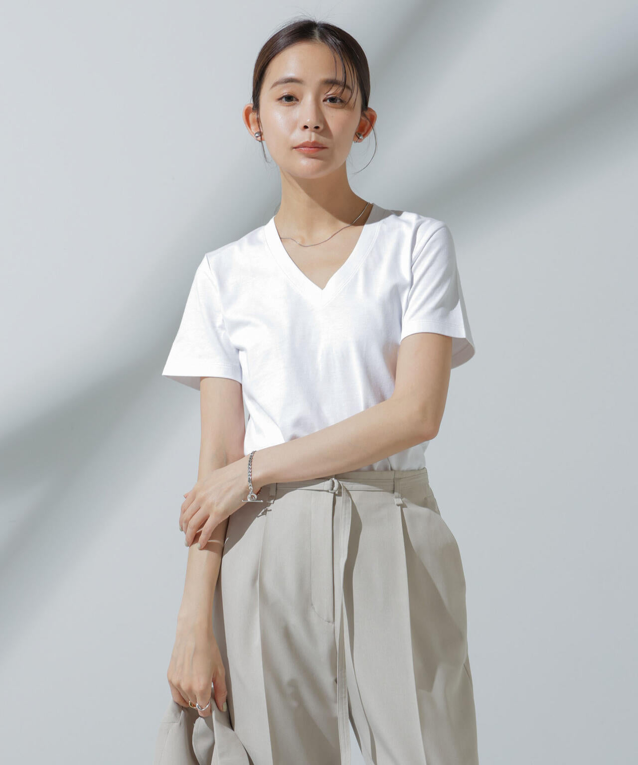 Anti Soaked(R) 汗染み防止 VネックTシャツ