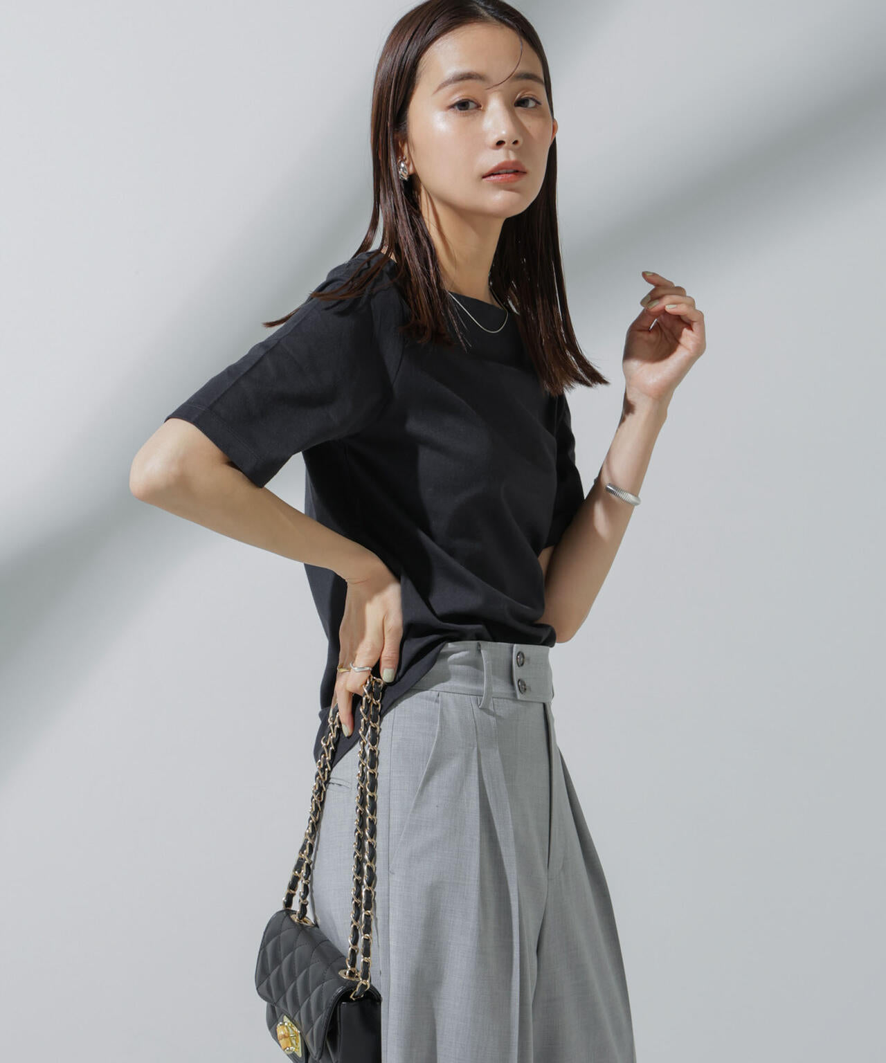 Anti Soaked(R) 汗染み防止 ボートネックTシャツ