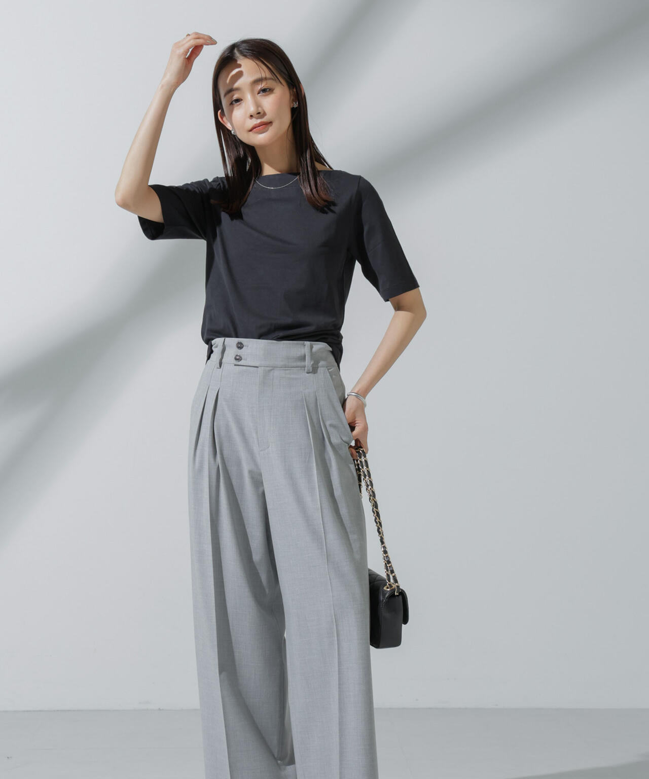 Anti Soaked(R) 汗染み防止 ボートネックTシャツ