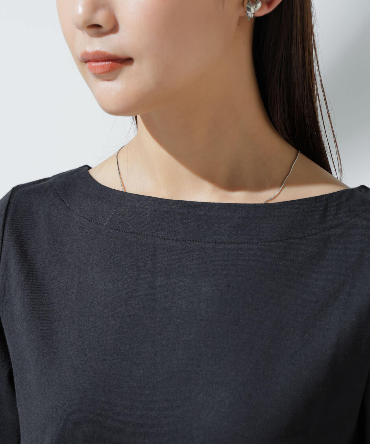 Anti Soaked(R) 汗染み防止 ボートネックTシャツ
