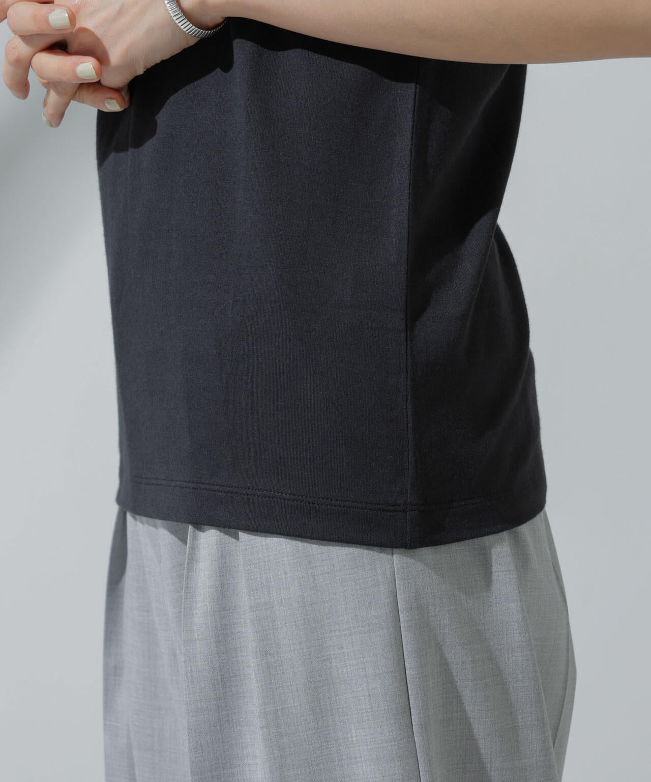 Anti Soaked(R) 汗染み防止 ボートネックTシャツ