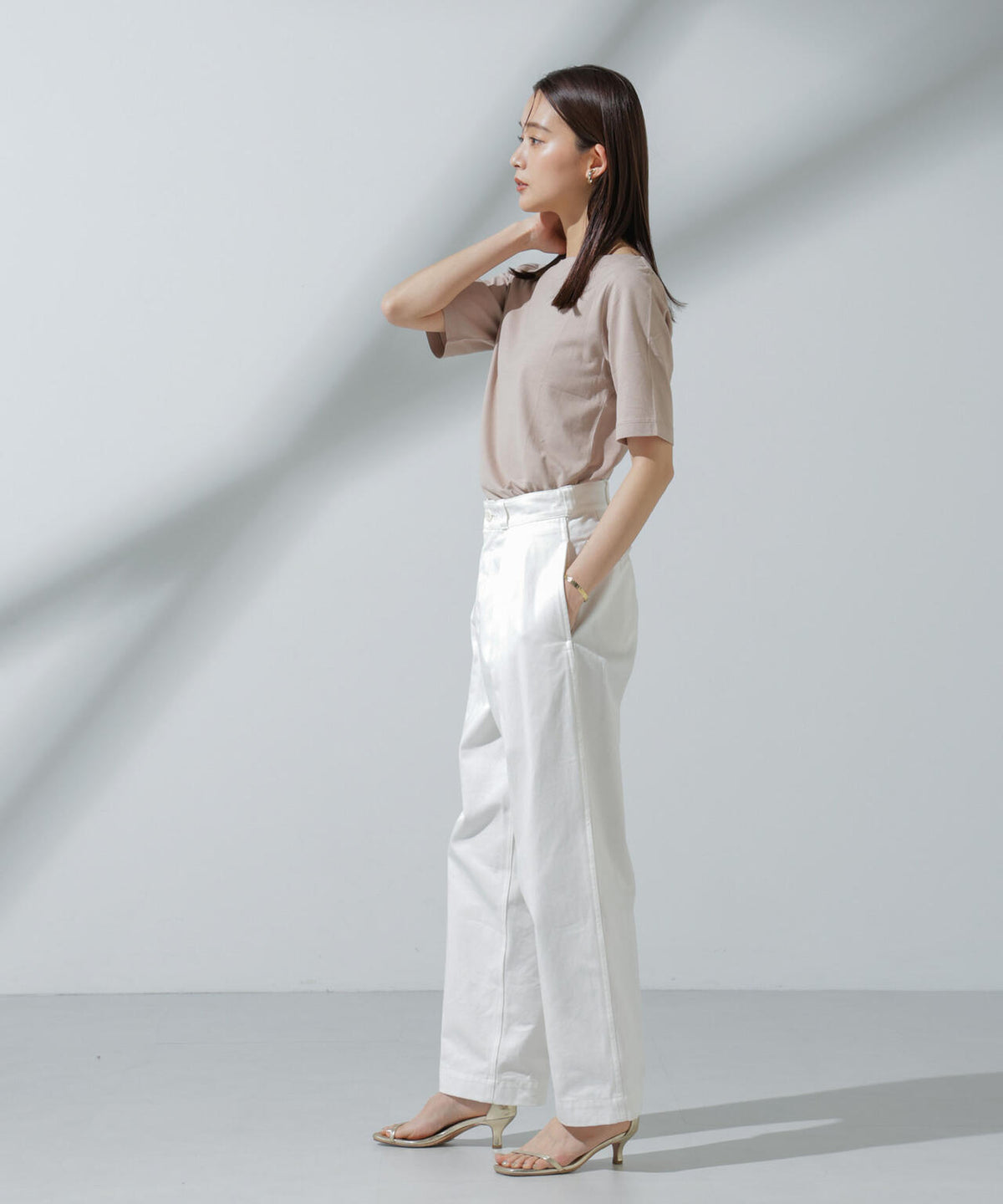 Anti Soaked(R) 汗染み防止 ボートネックTシャツ