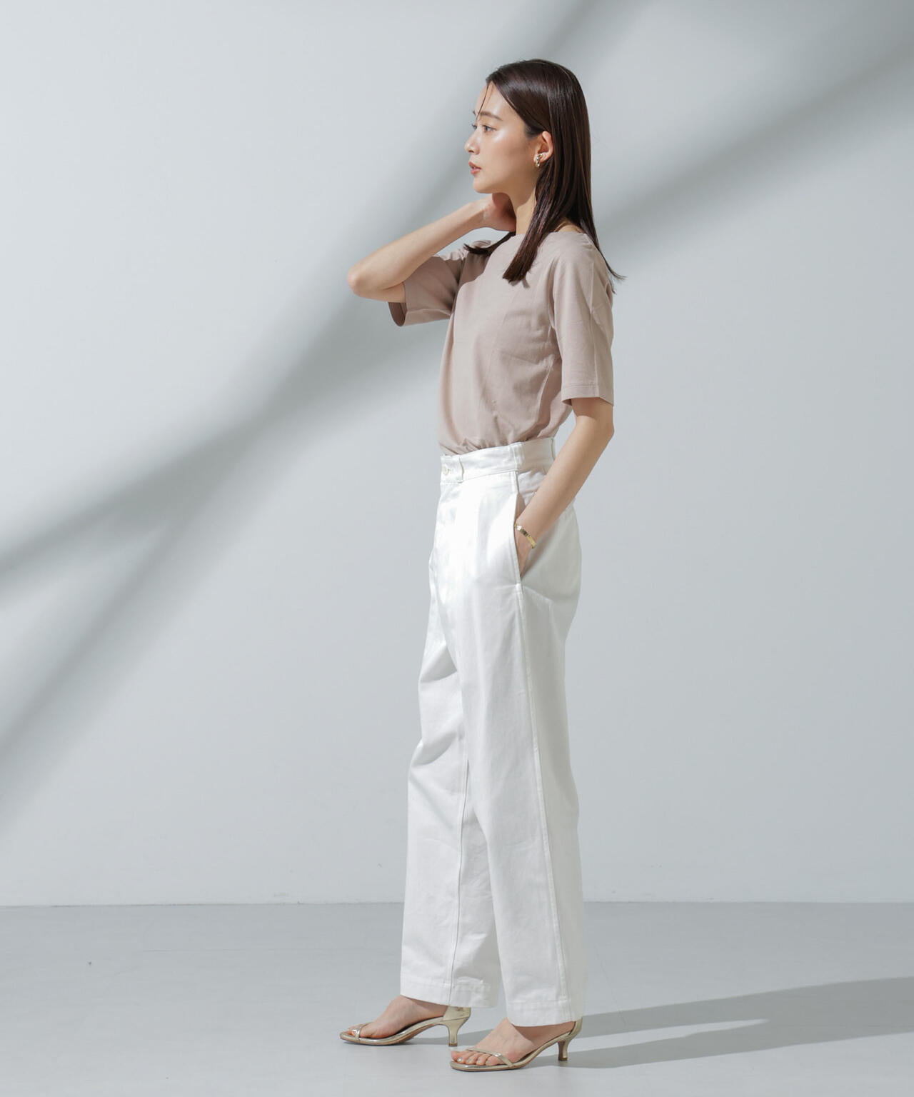 Anti Soaked(R) 汗染み防止 ボートネックTシャツ