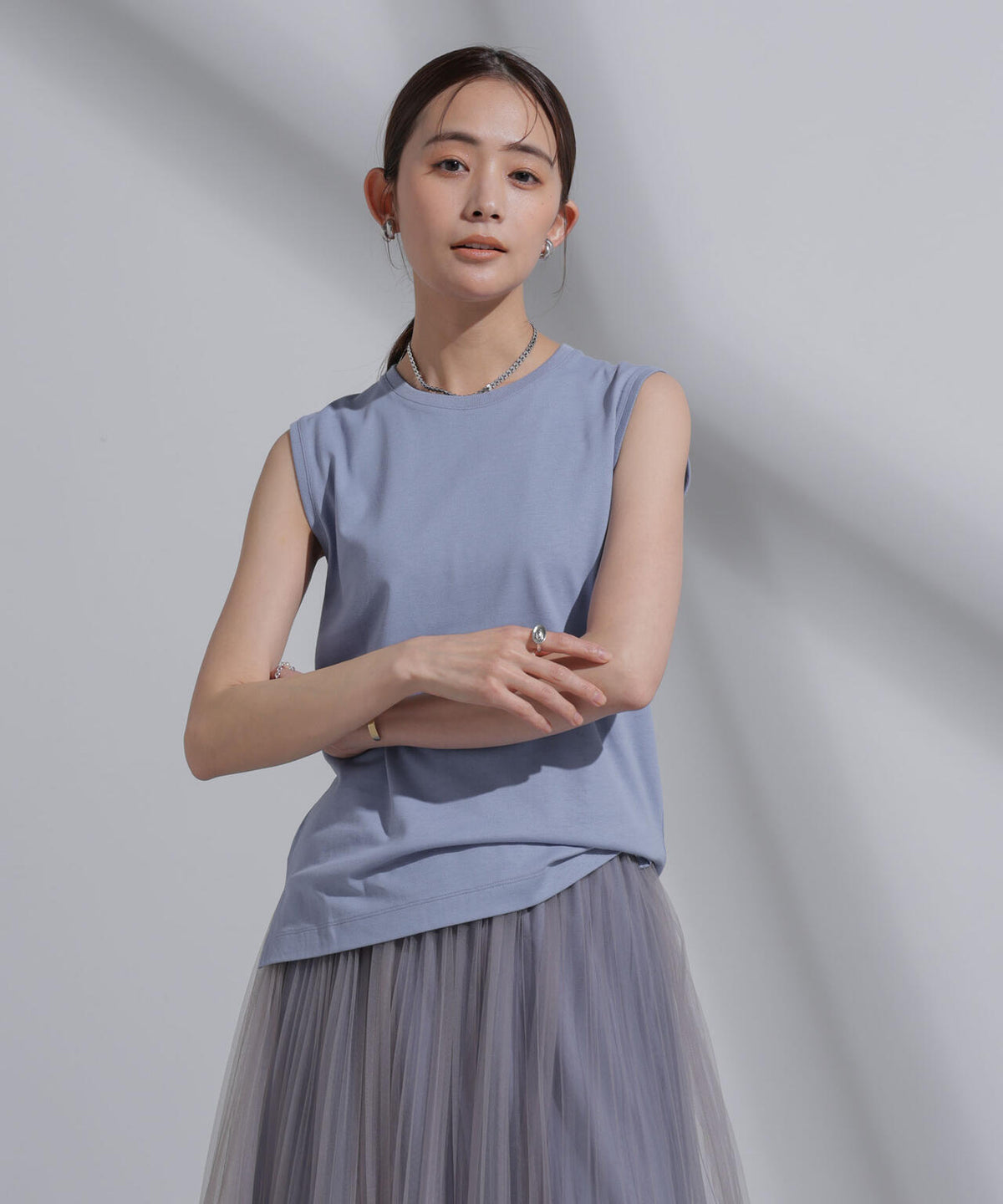 Anti Soaked(R) 汗染み防止 カラフルノースリTシャツ