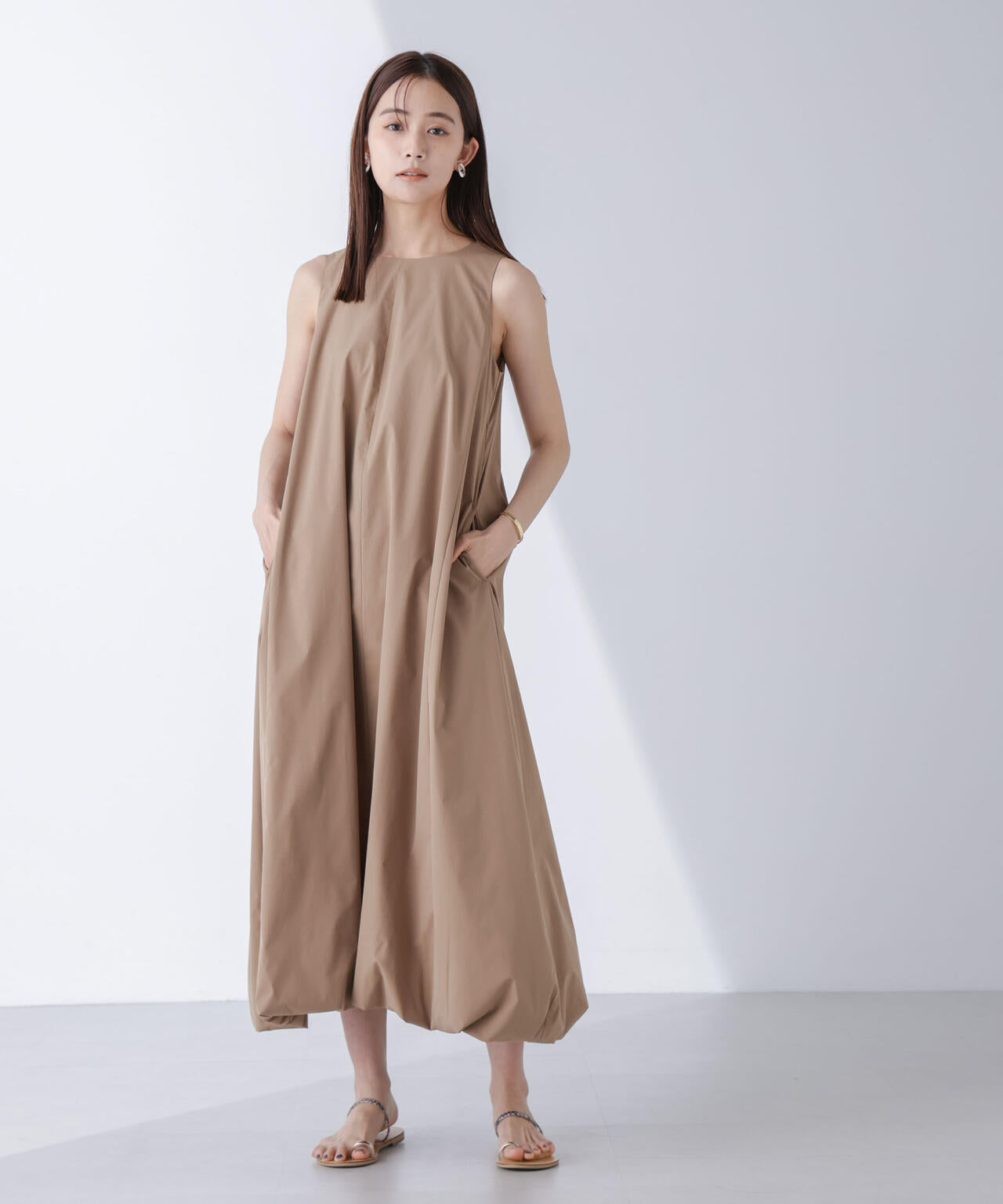 At PARK&DAILYWEAR/ノースリバルーンワンピース