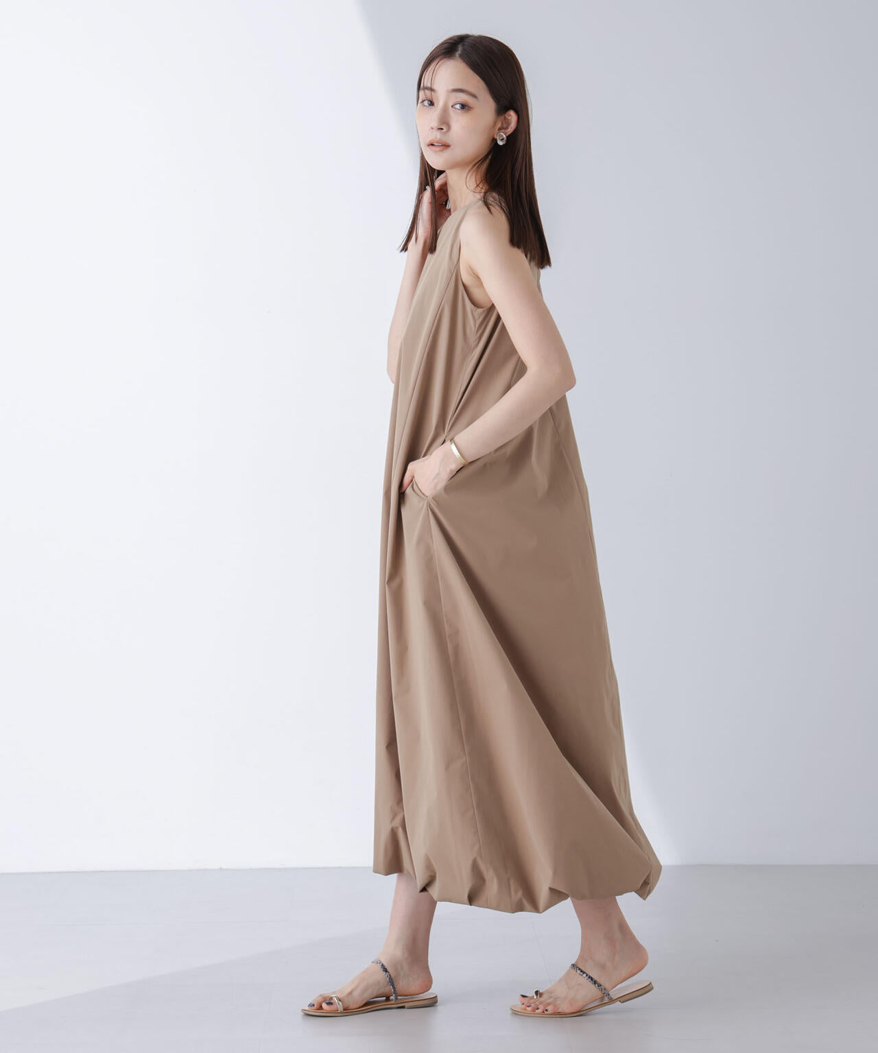 At PARK&DAILYWEAR/ノースリバルーンワンピース