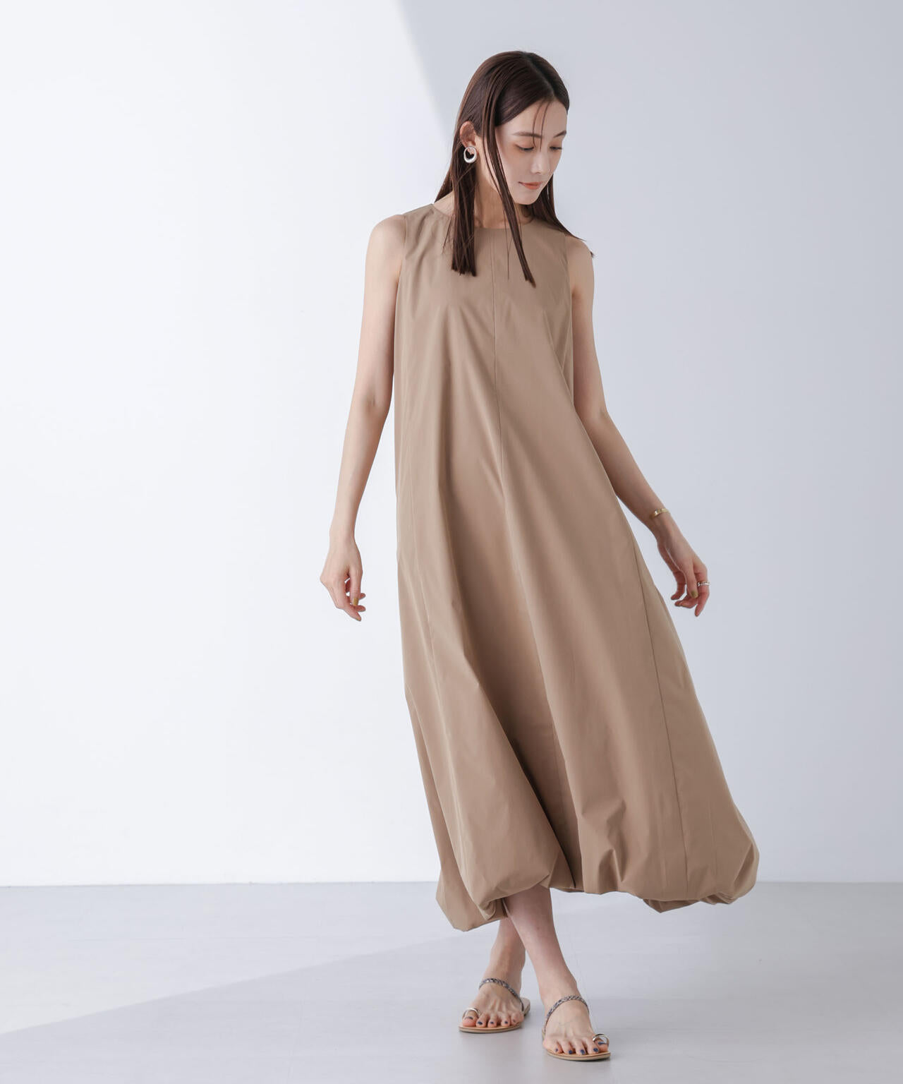 At PARK&DAILYWEAR/ノースリバルーンワンピース