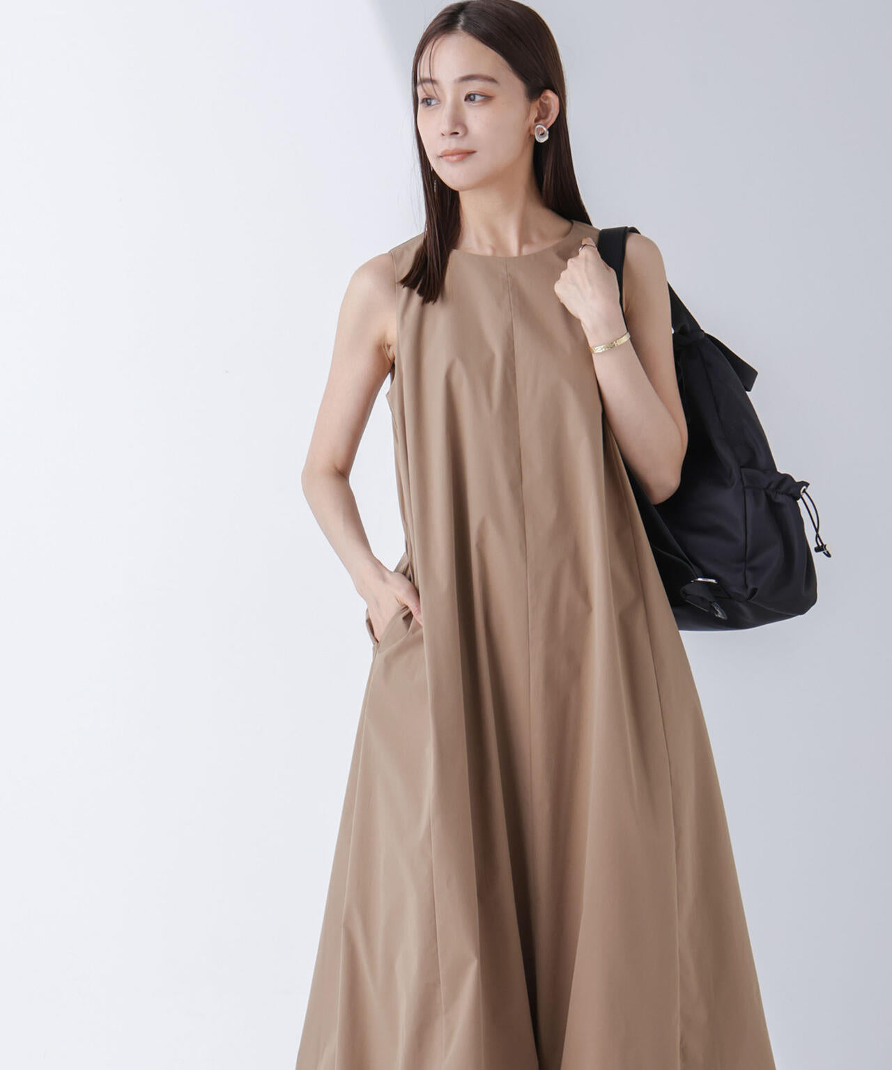 At PARK&DAILYWEAR/ノースリバルーンワンピース