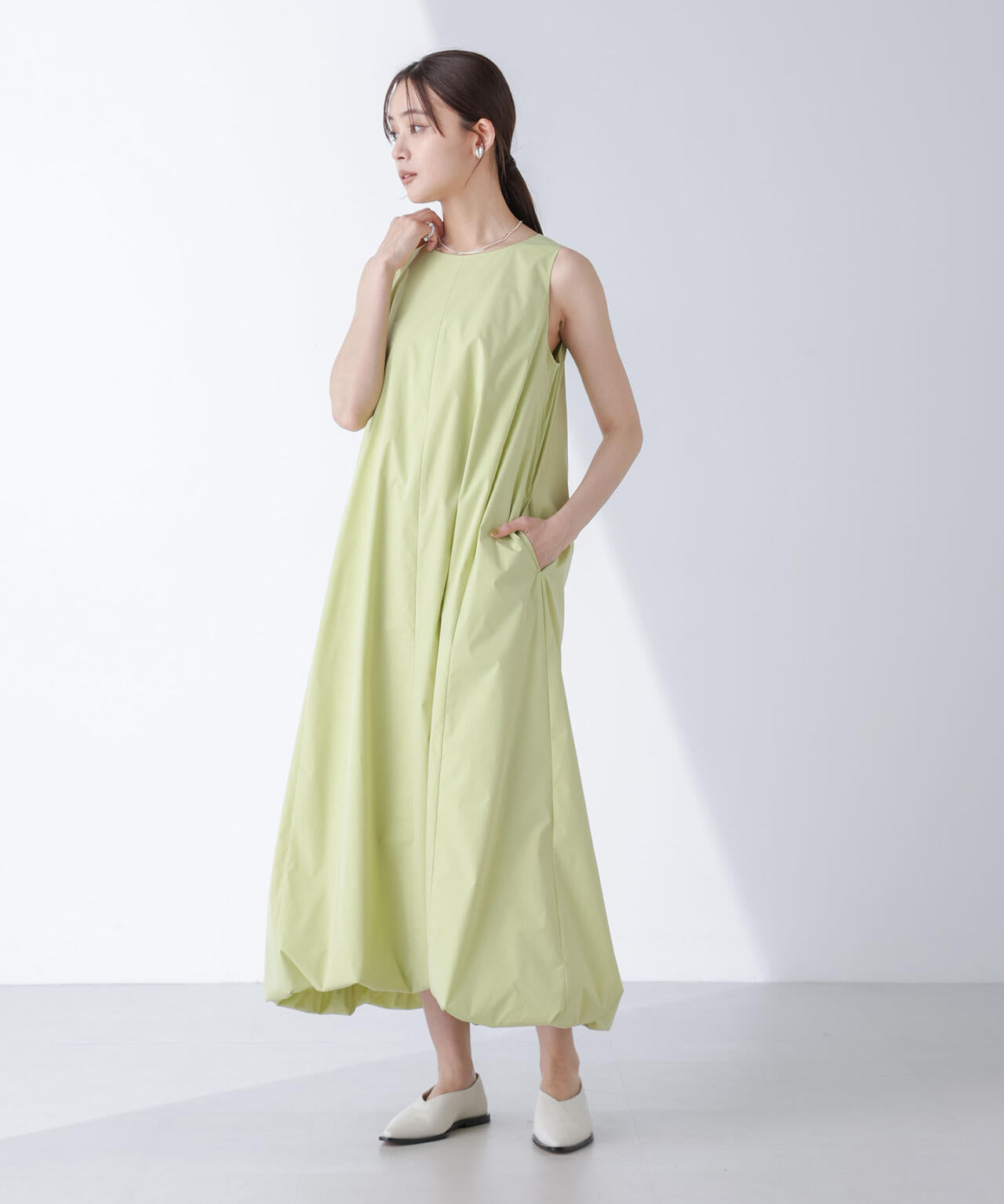At PARK&DAILYWEAR/ノースリバルーンワンピース