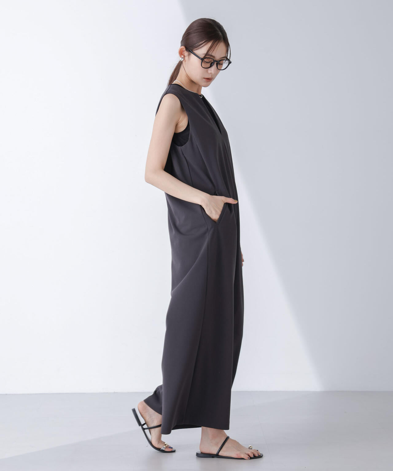 AtPARK&DAILYWEAR/カットジョーゼットサロペ
