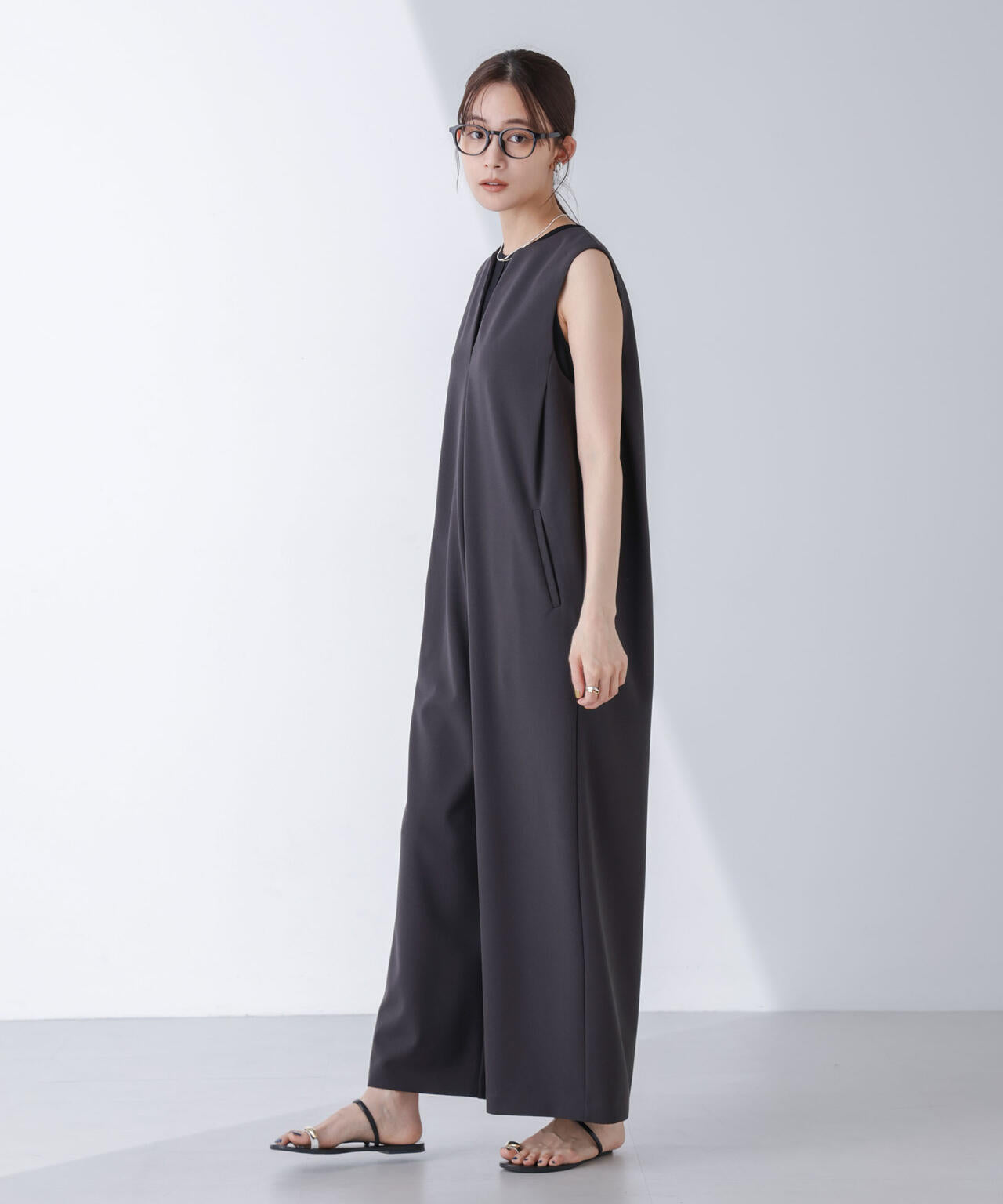 AtPARK&DAILYWEAR/カットジョーゼットサロペ