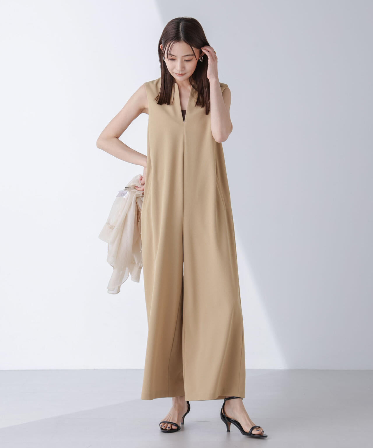 AtPARK&DAILYWEAR/カットジョーゼットサロペ