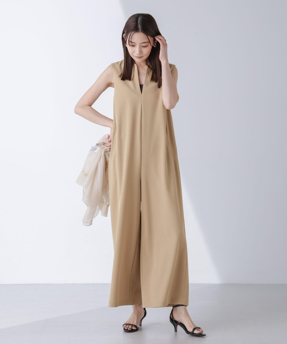 AtPARK&DAILYWEAR/カットジョーゼットサロペ