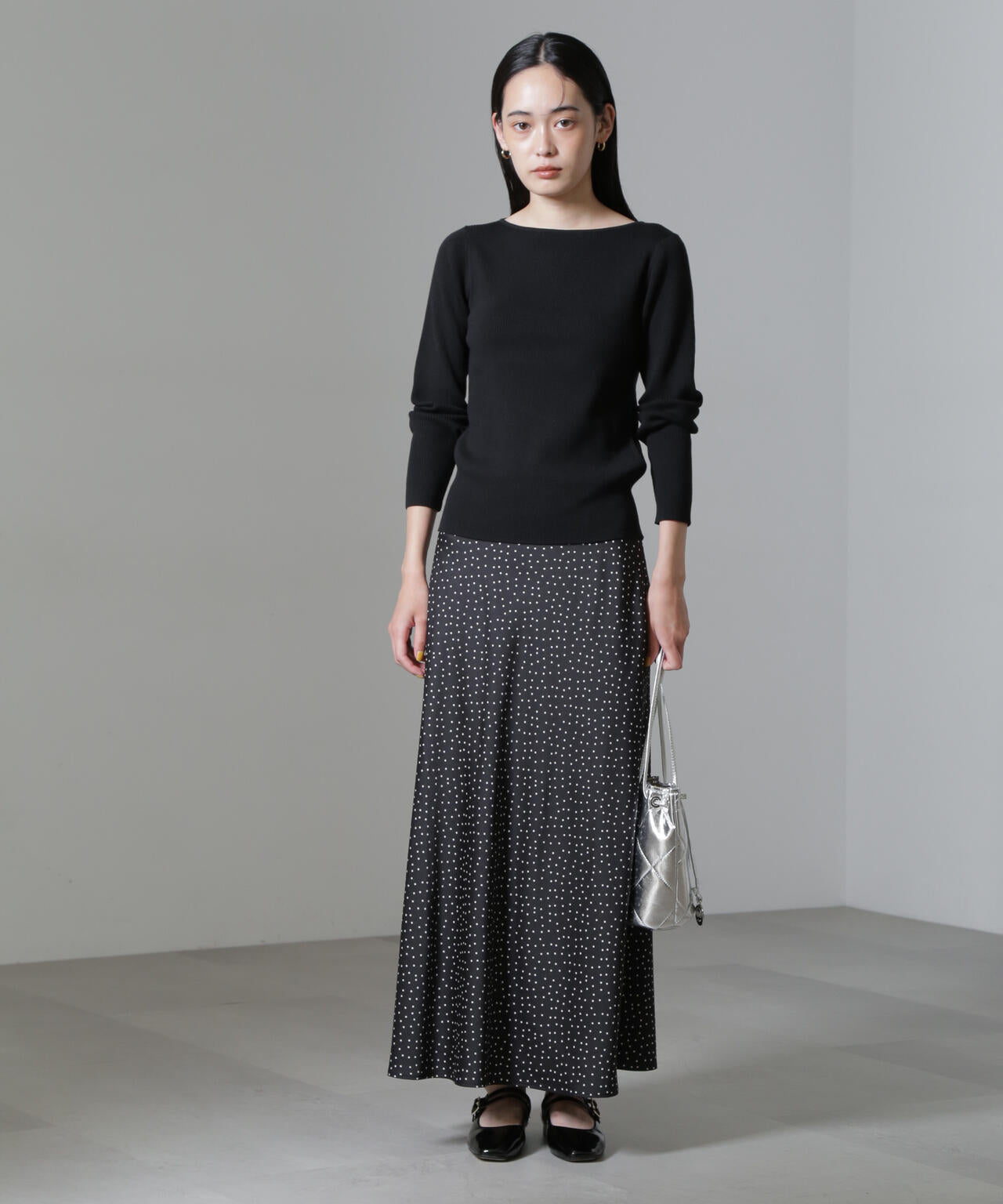 CICA&UVカット加工リブニット
