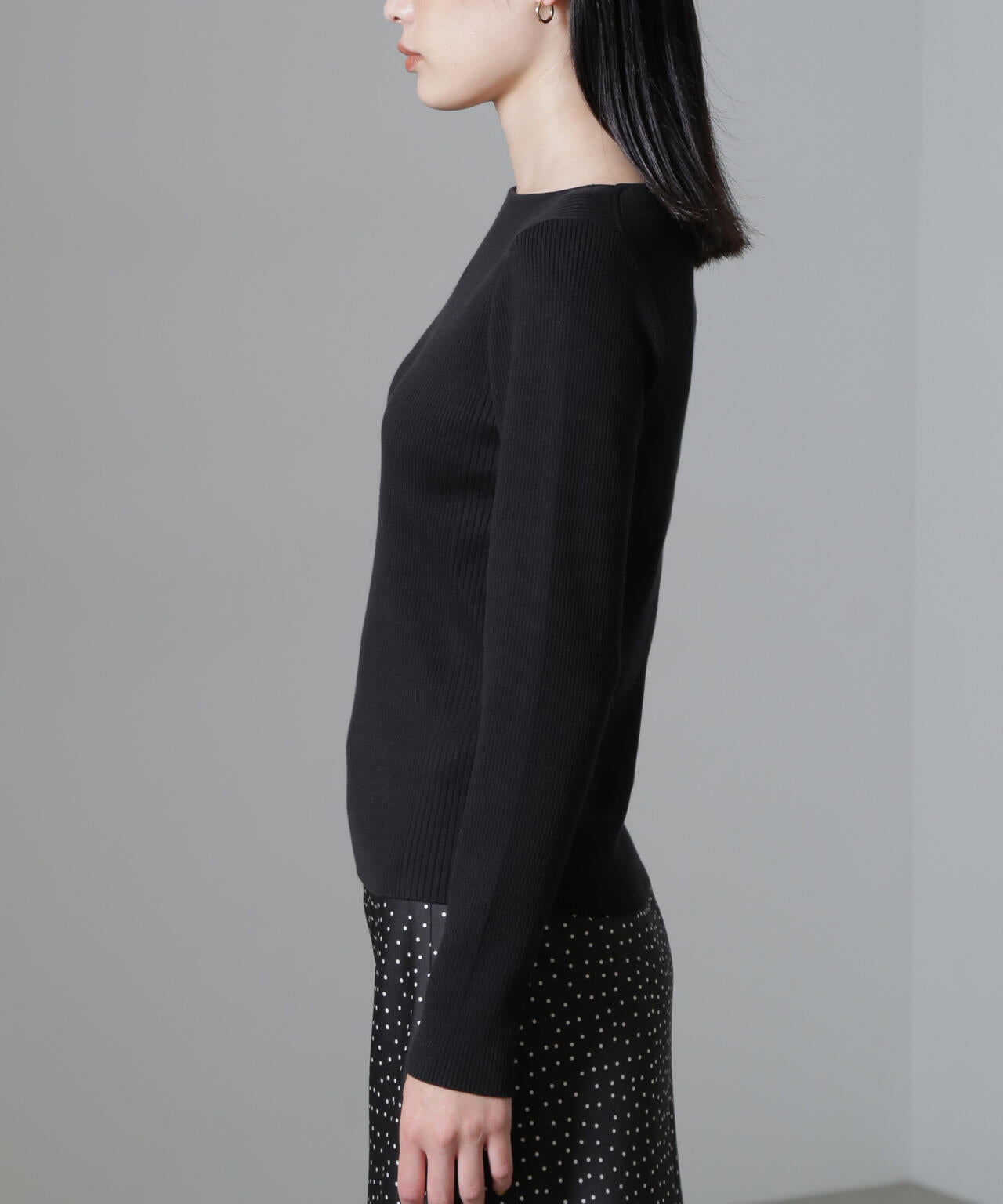 CICA&UVカット加工リブニット