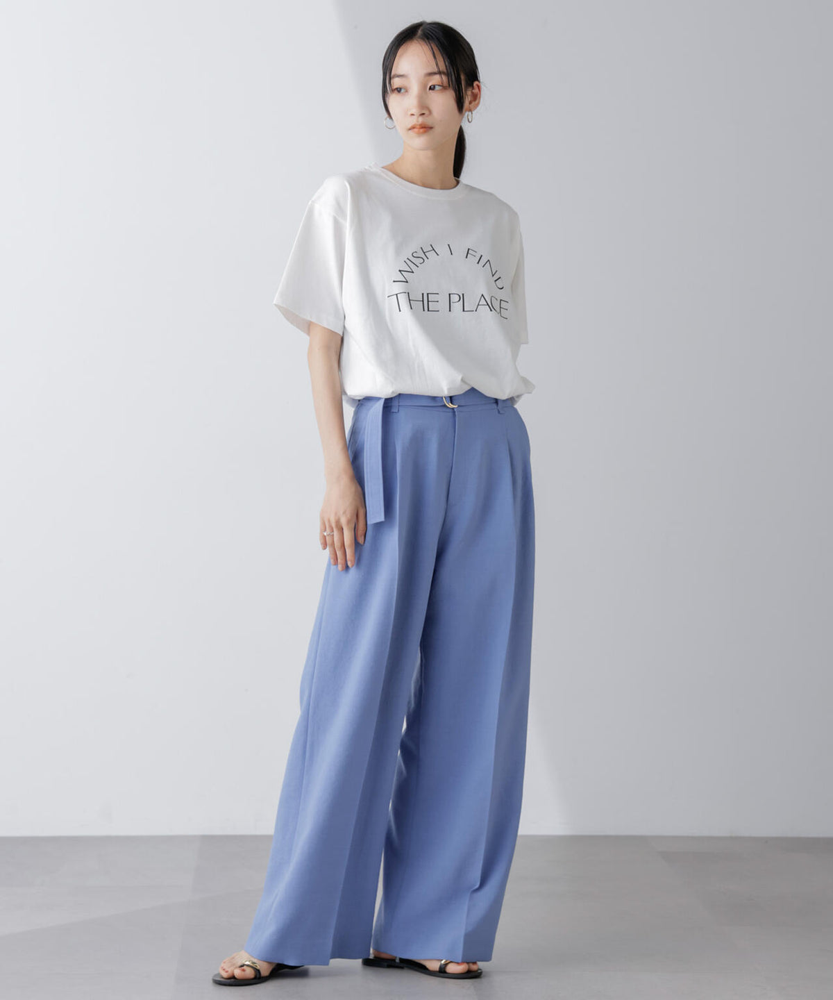 レタードグラフィックTシャツ