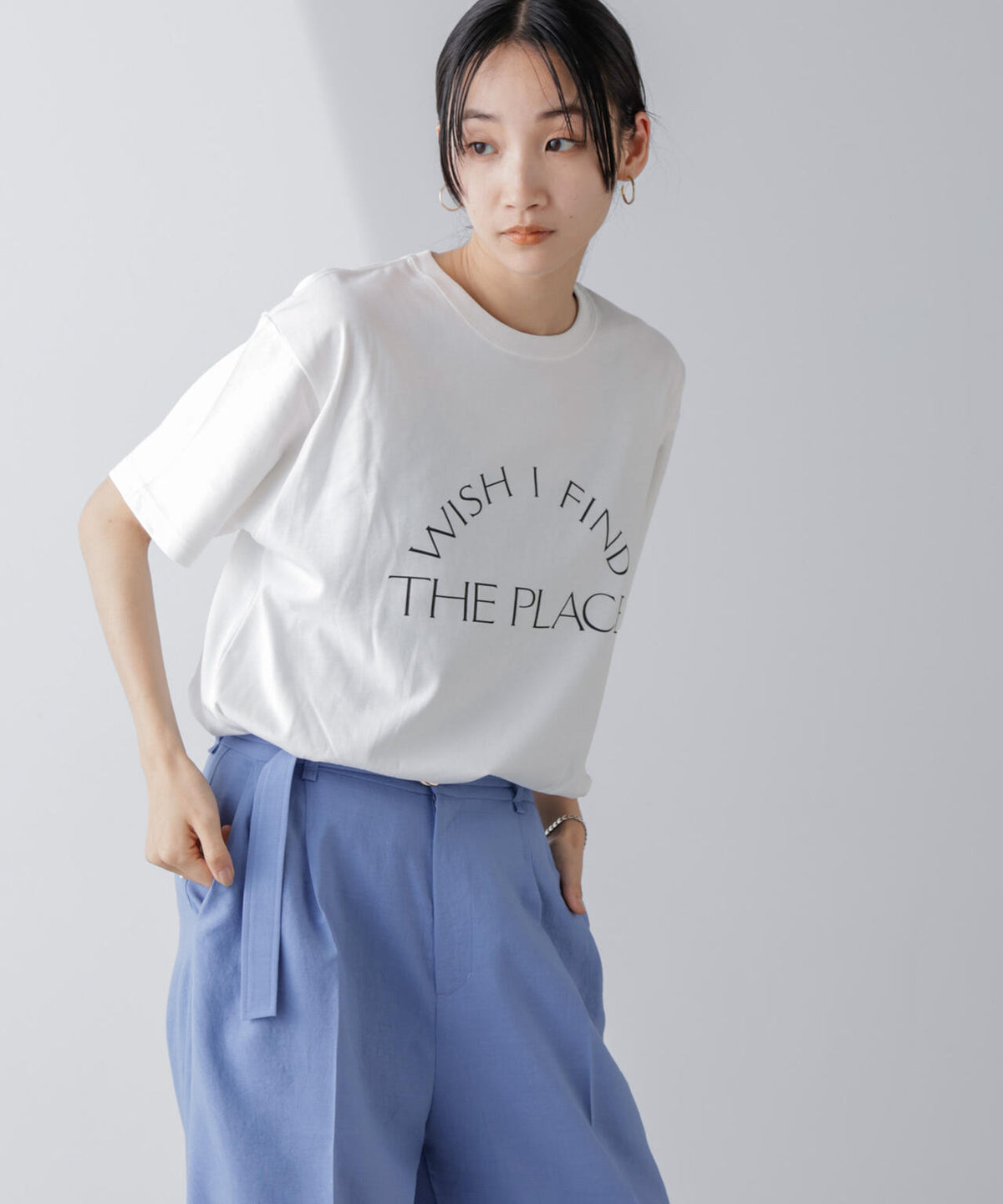 レタードグラフィックTシャツ