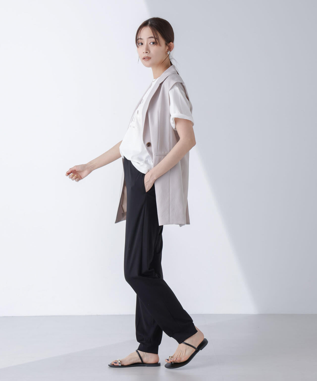 AtPARK&DAILYWEAR/スリットジョガーパンツ(セットアップ可)