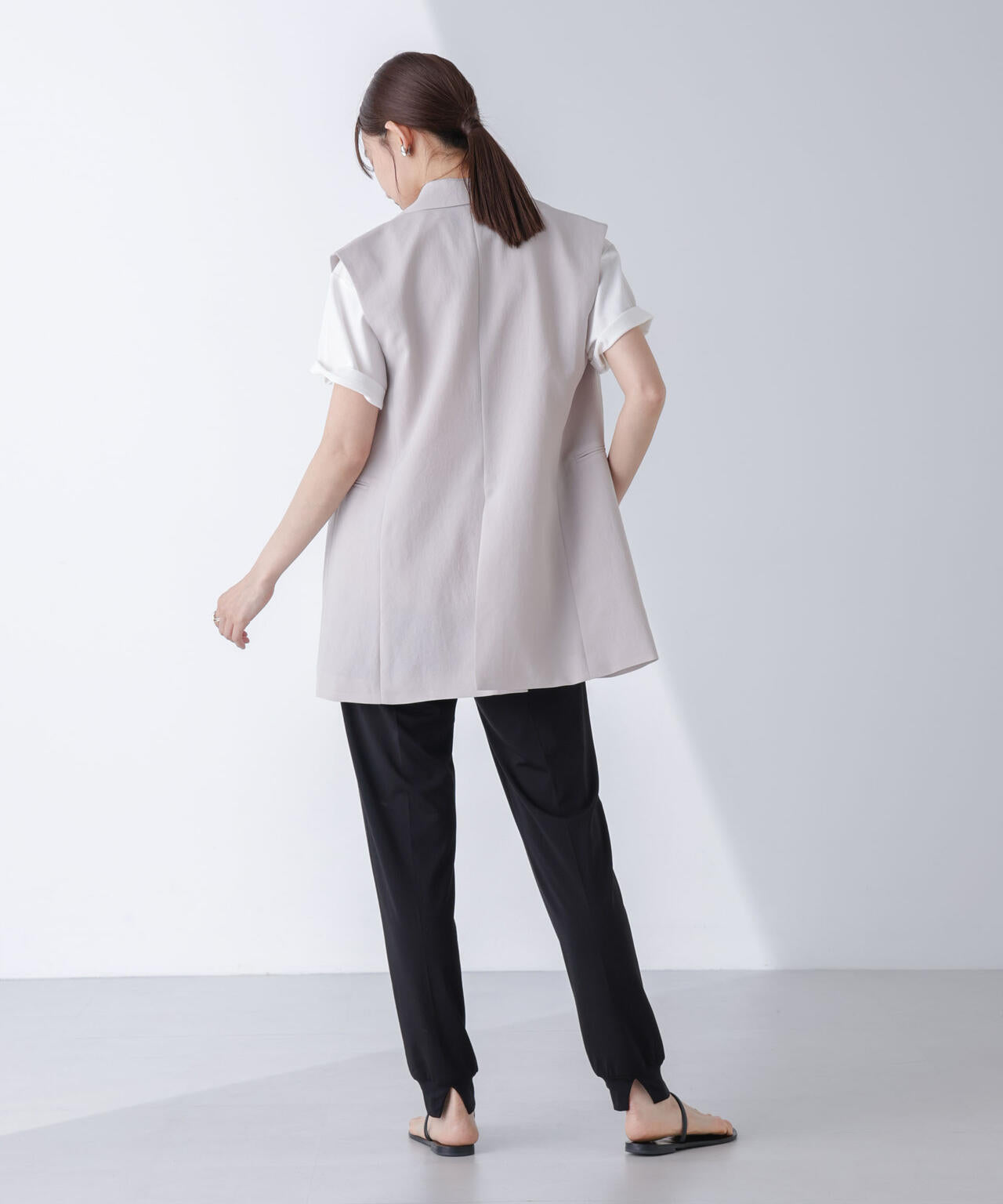 AtPARK&DAILYWEAR/スリットジョガーパンツ(セットアップ可)