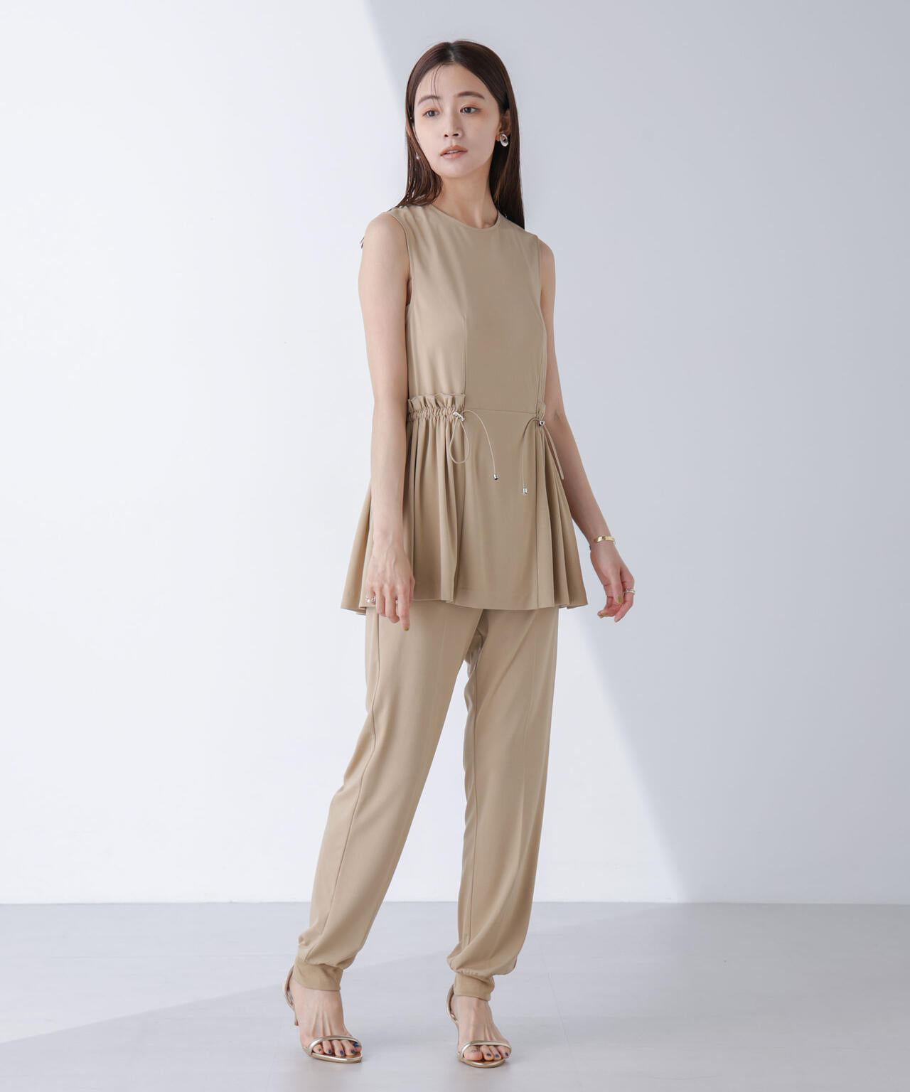 AtPARK&DAILYWEAR/スリットジョガーパンツ(セットアップ可)