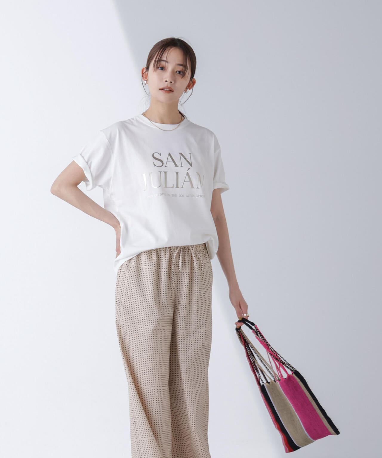 AtPARK&DAILYWEAR/ドットプリントパンツ