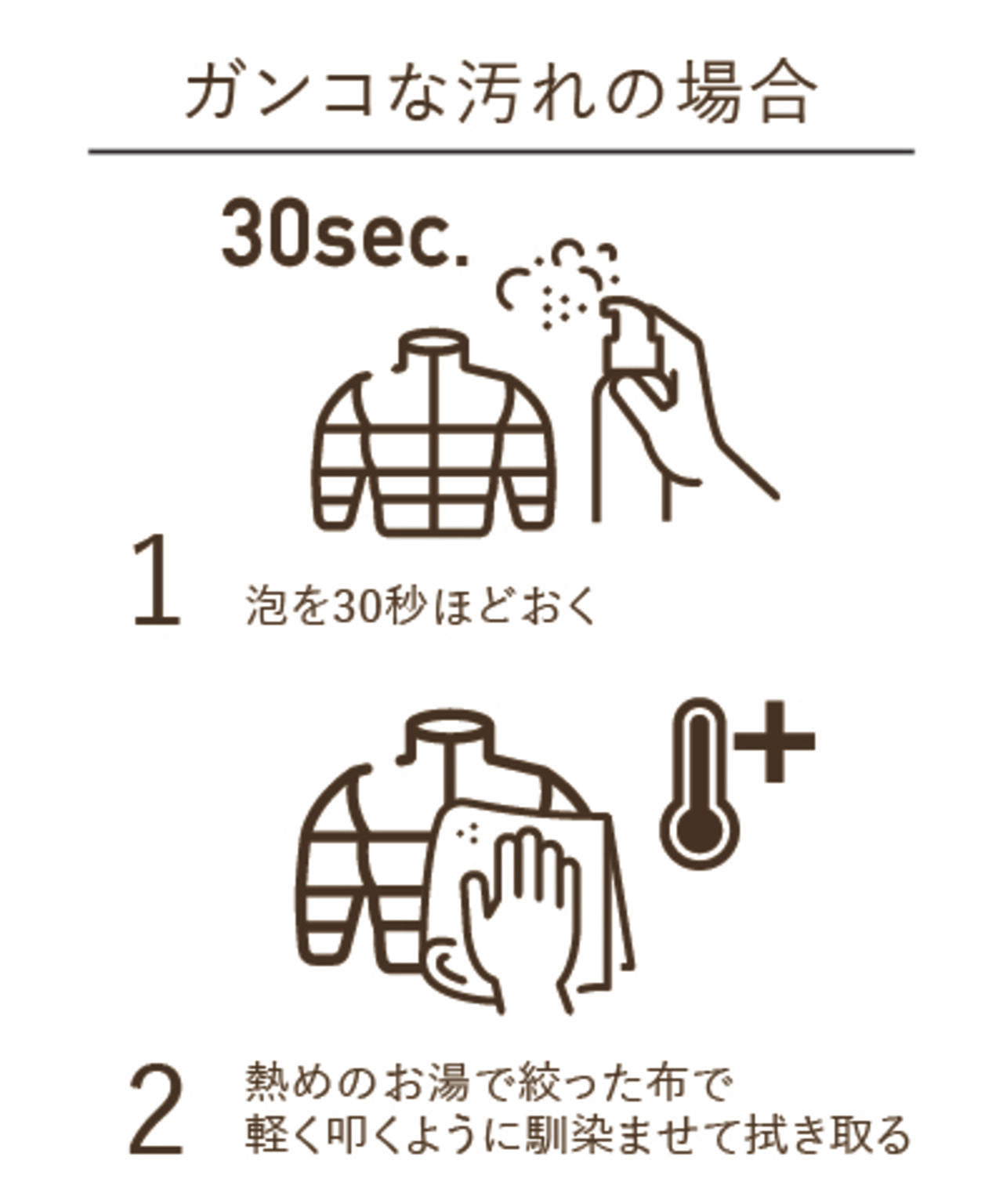 ダウンジャケット専用 水のいらない泡洗剤