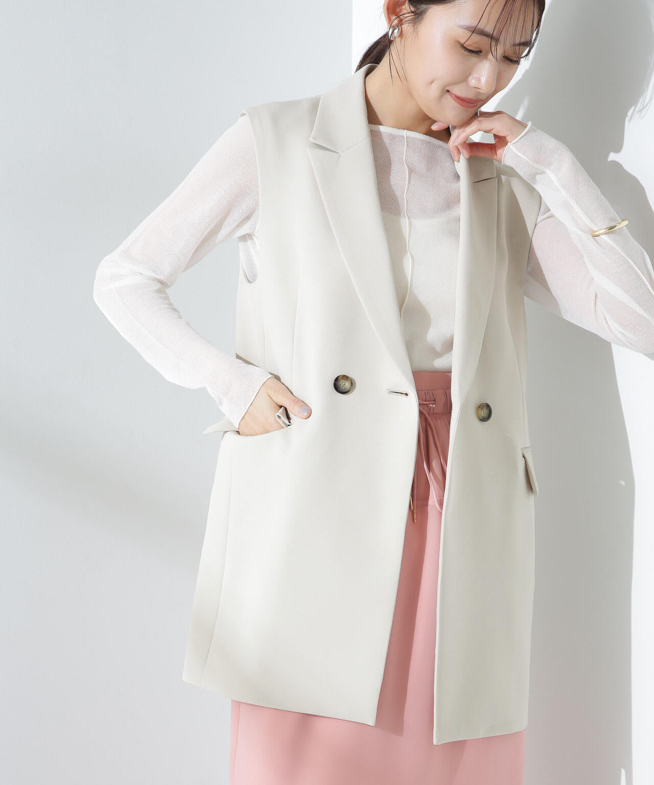 デイリーファンクション ダブルジレ(セットアップ可)