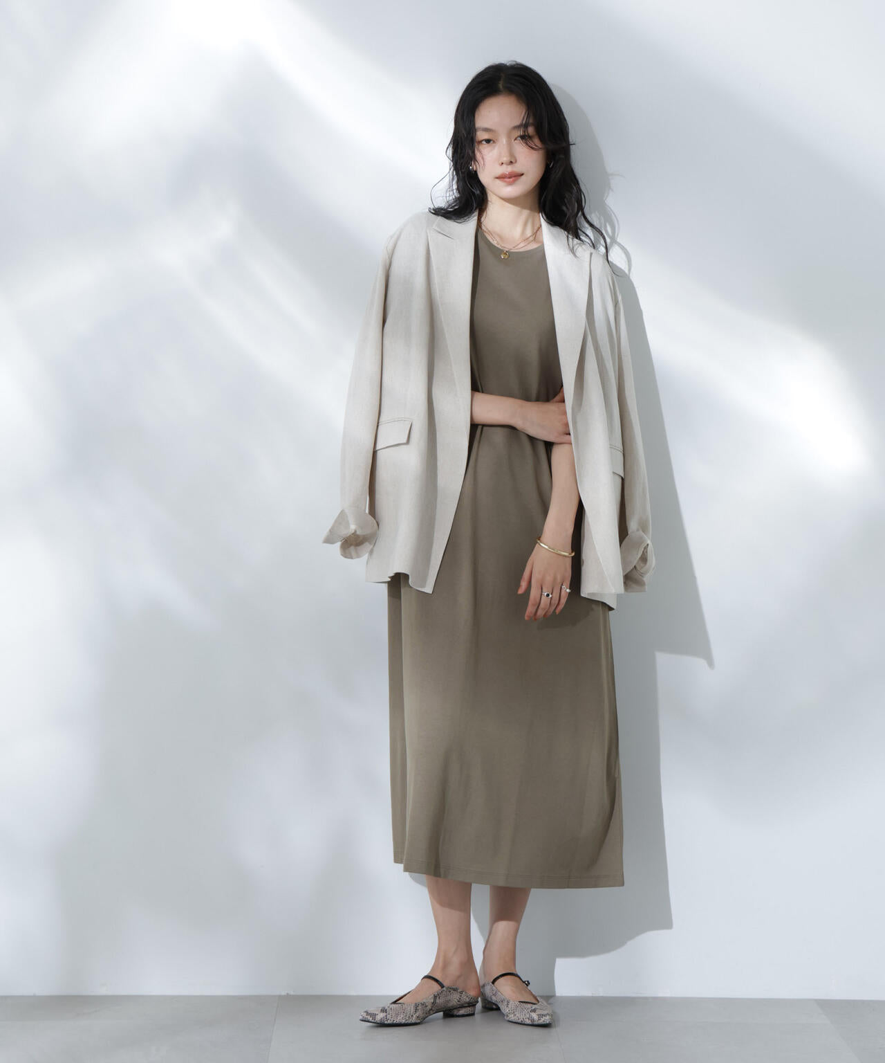 Anti Soaked(R) 汗染み防止フレアワンピース