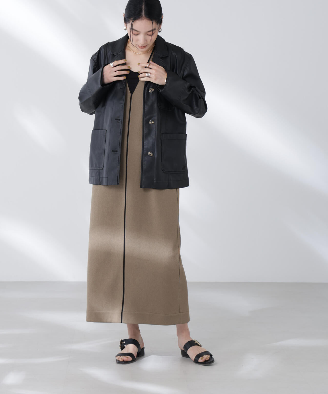 ブークレダンボールパイピングワンピース