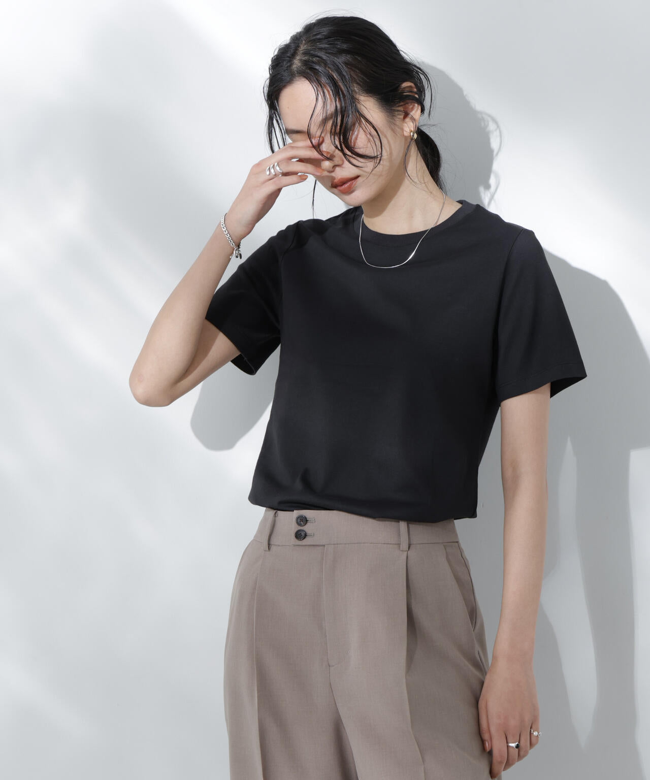 Anti Soaked(R) 汗染み防止クルーネックTシャツ