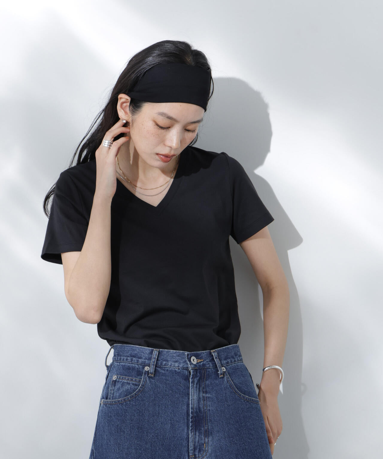 Anti Soaked(R) 汗染み防止VネックTシャツ