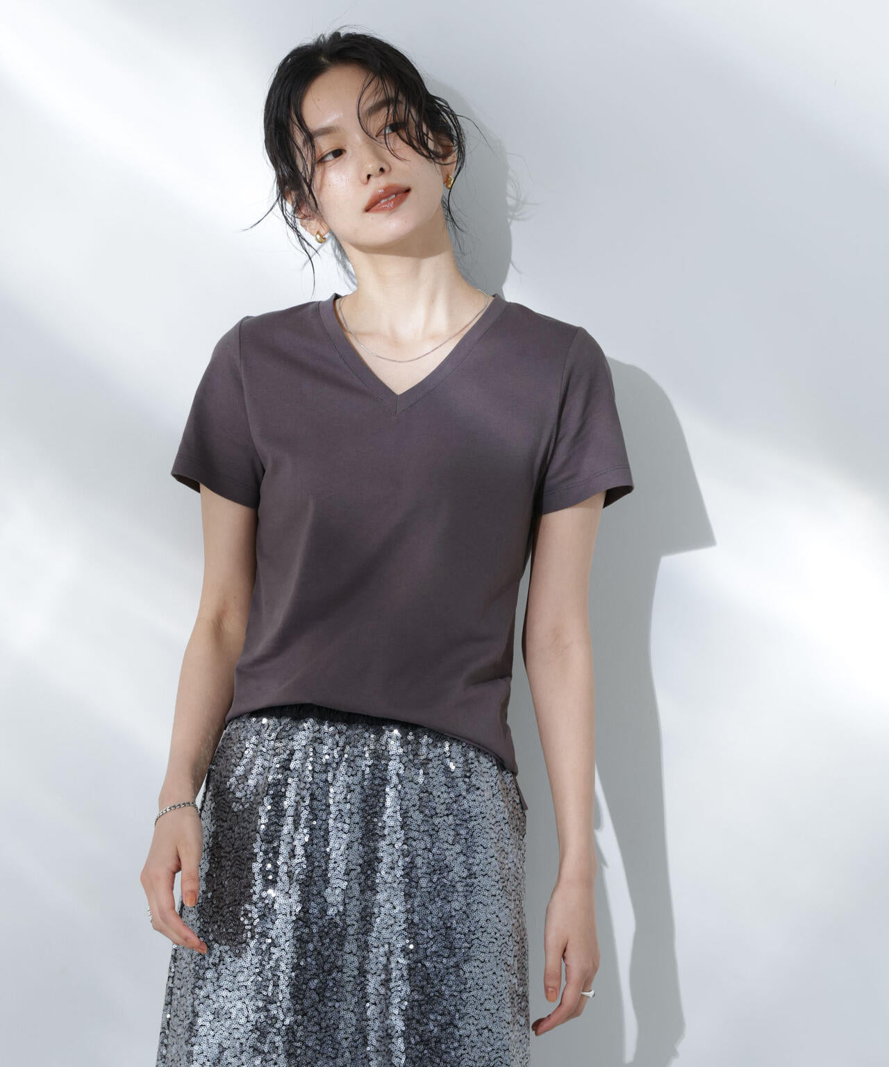 Anti Soaked(R) 汗染み防止VネックTシャツ