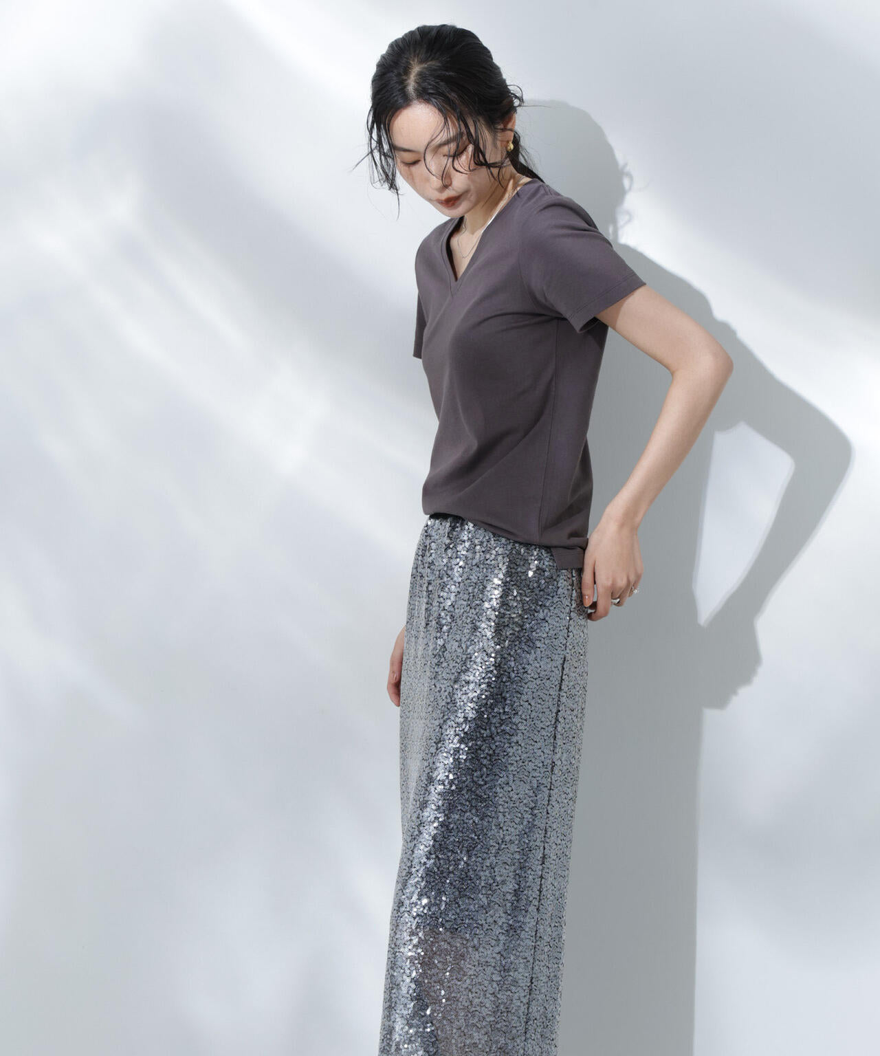 Anti Soaked(R) 汗染み防止VネックTシャツ