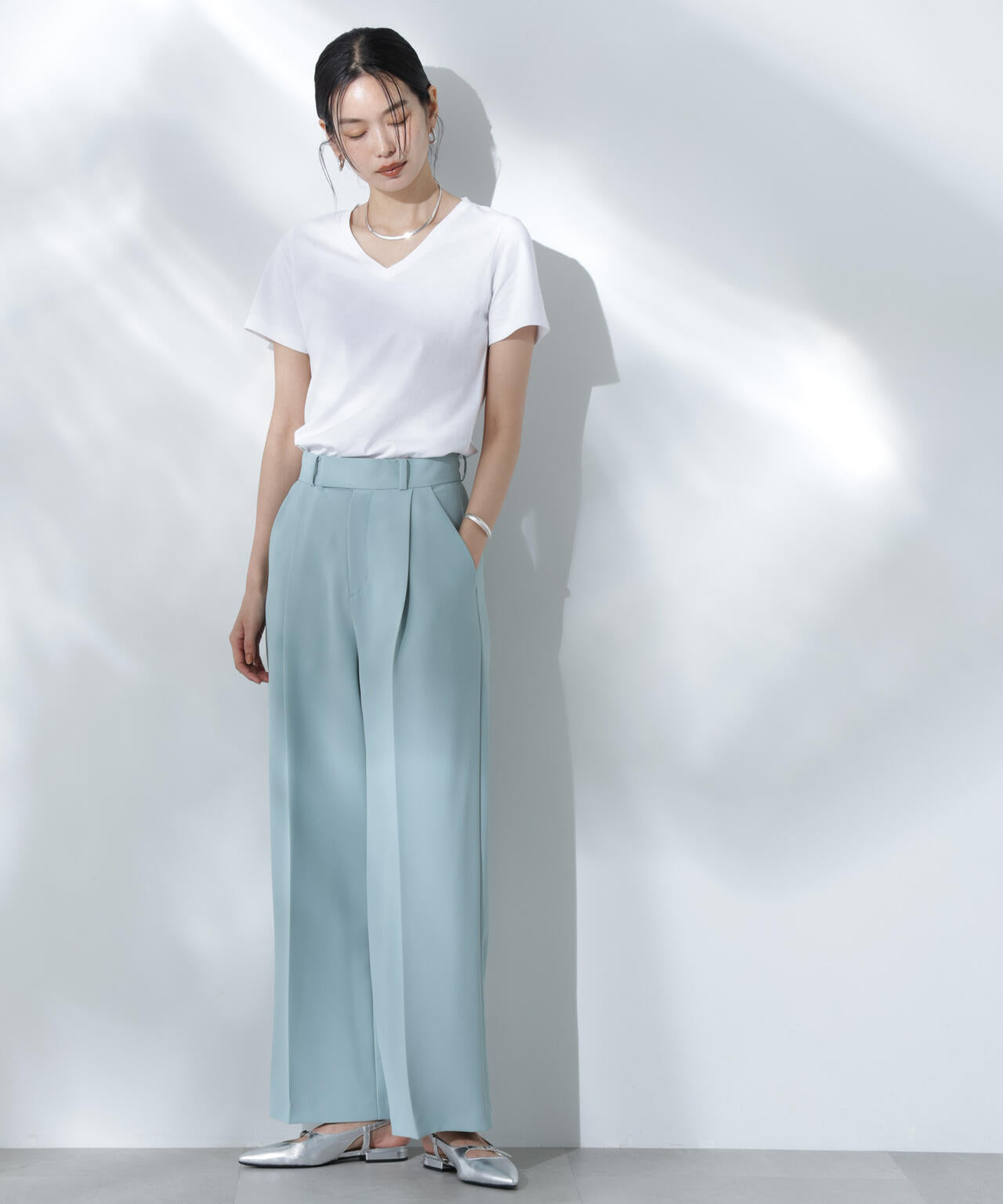 Anti Soaked(R) 汗染み防止VネックTシャツ
