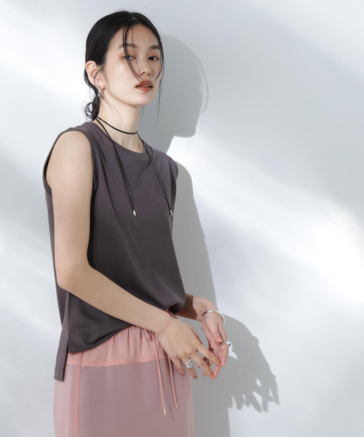 Anti Soaked(R) 汗染み防止ノースリーブTシャツ