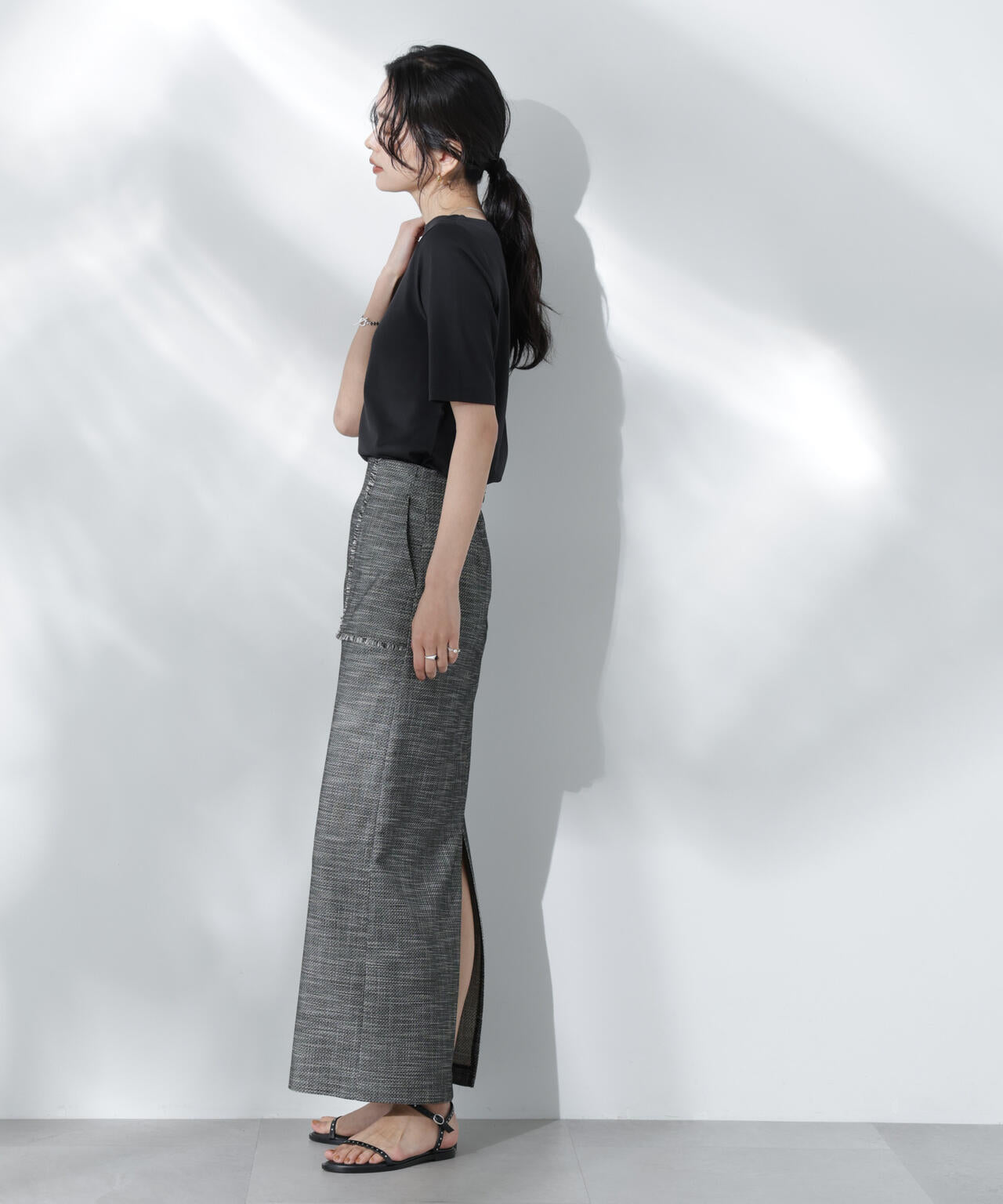 Anti Soaked(R) 汗染み防止ボートネックTシャツ