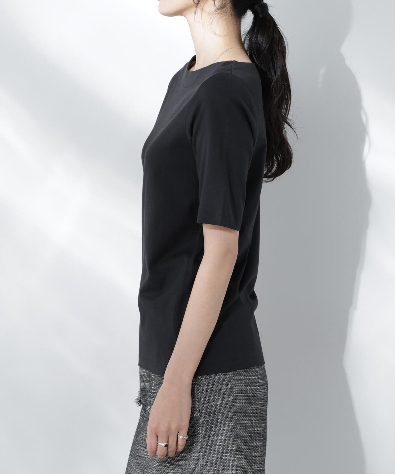 Anti Soaked(R) 汗染み防止ボートネックTシャツ