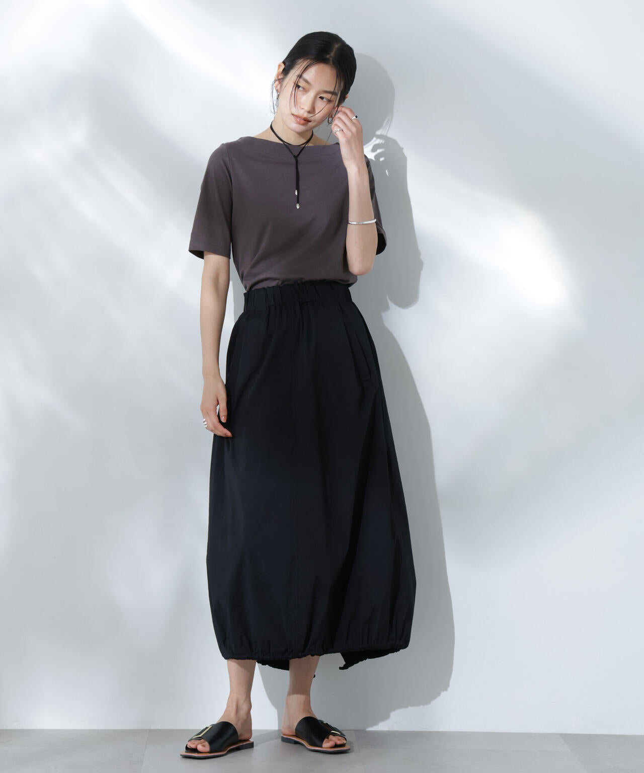 Anti Soaked(R) 汗染み防止ボートネックTシャツ