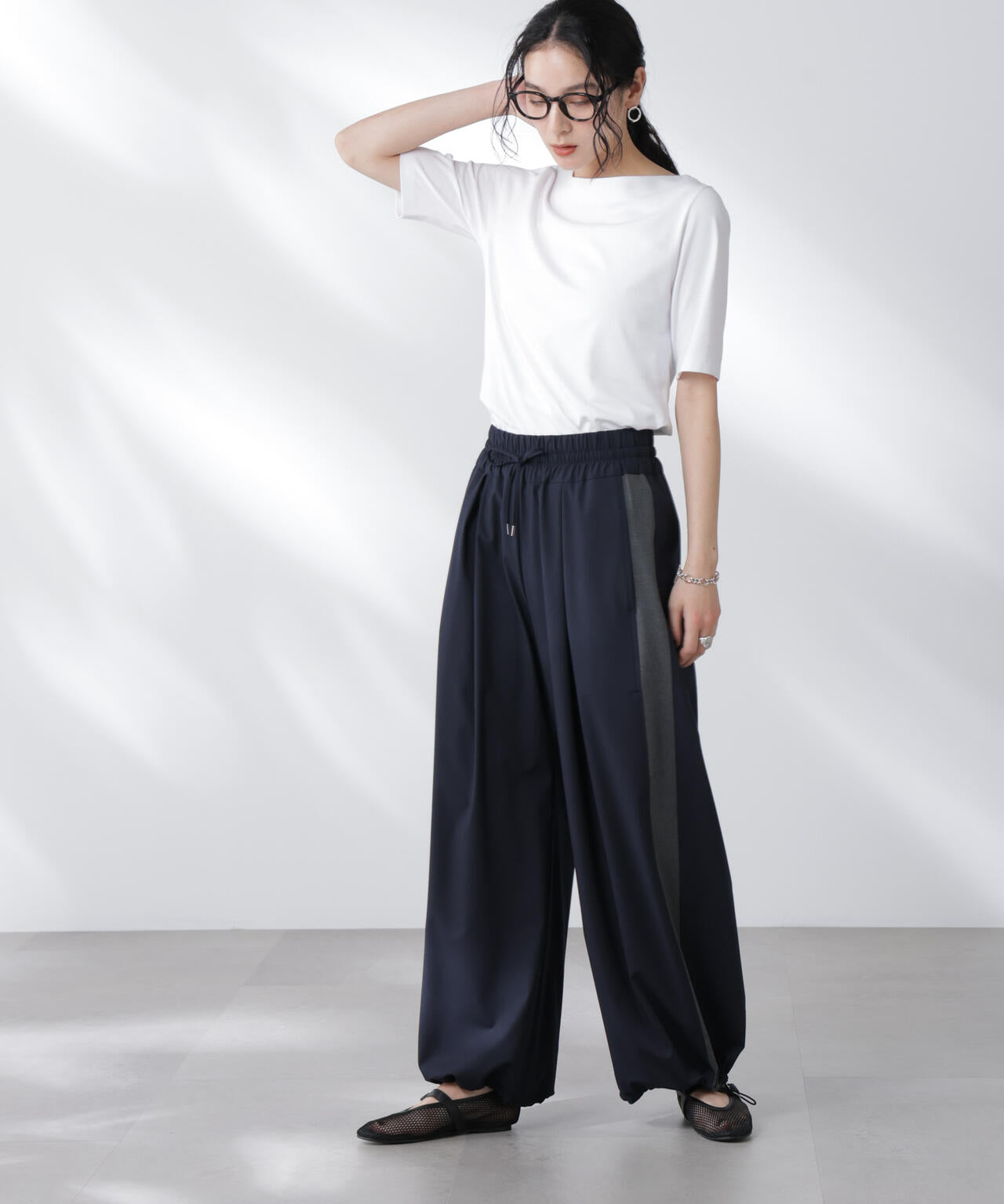 Anti Soaked(R) 汗染み防止ボートネックTシャツ