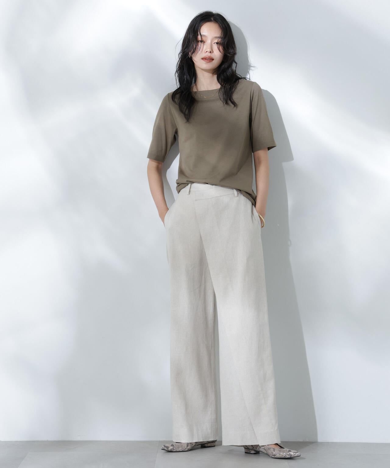 Anti Soaked(R) 汗染み防止ボートネックTシャツ