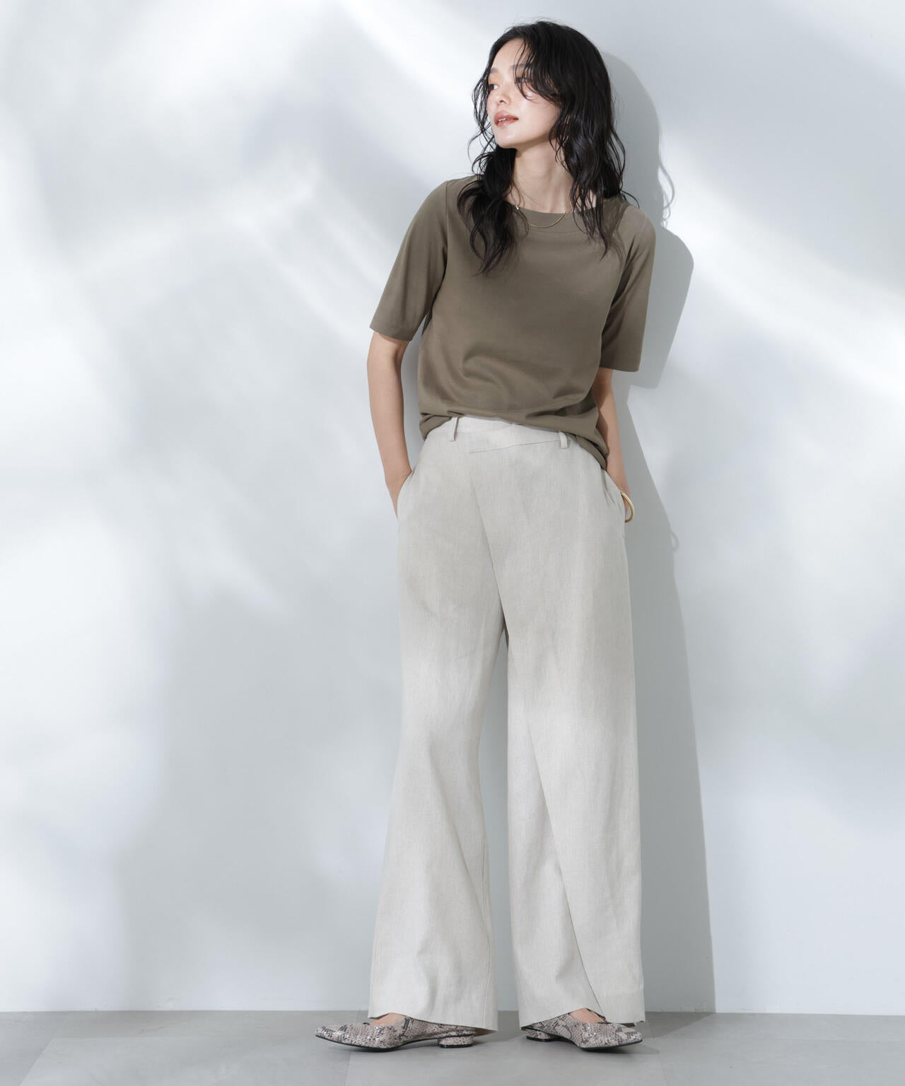 Anti Soaked(R) 汗染み防止ボートネックTシャツ