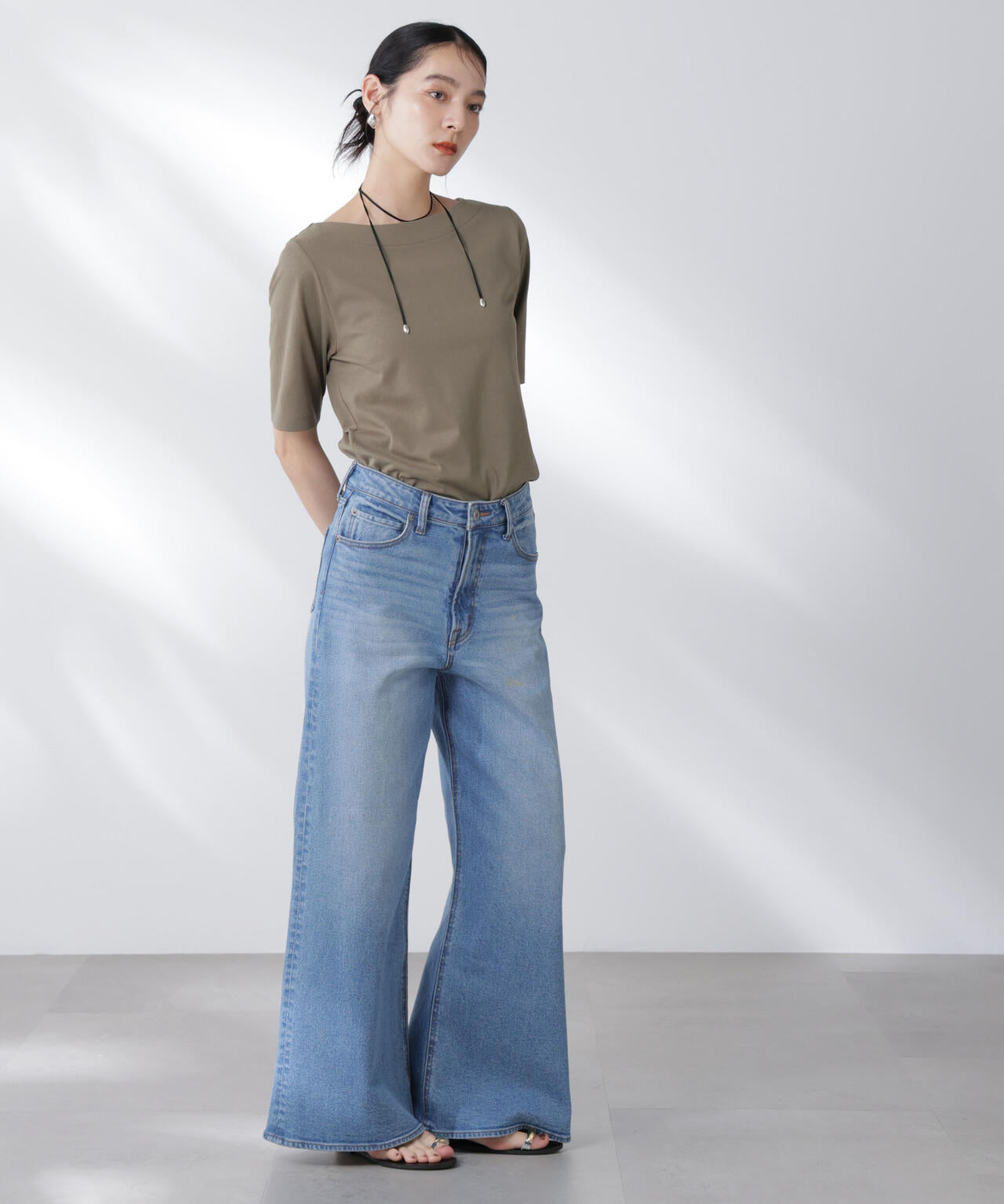 Anti Soaked(R) 汗染み防止ボートネックTシャツ