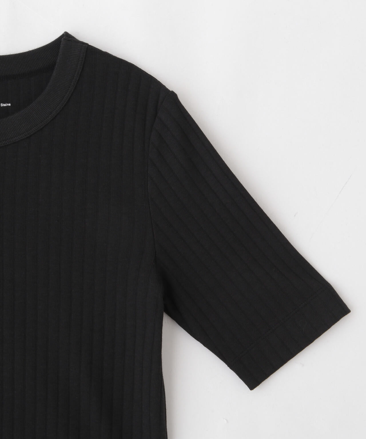 Anti Soaked(R) 汗染み防止クルーネックリブTシャツ