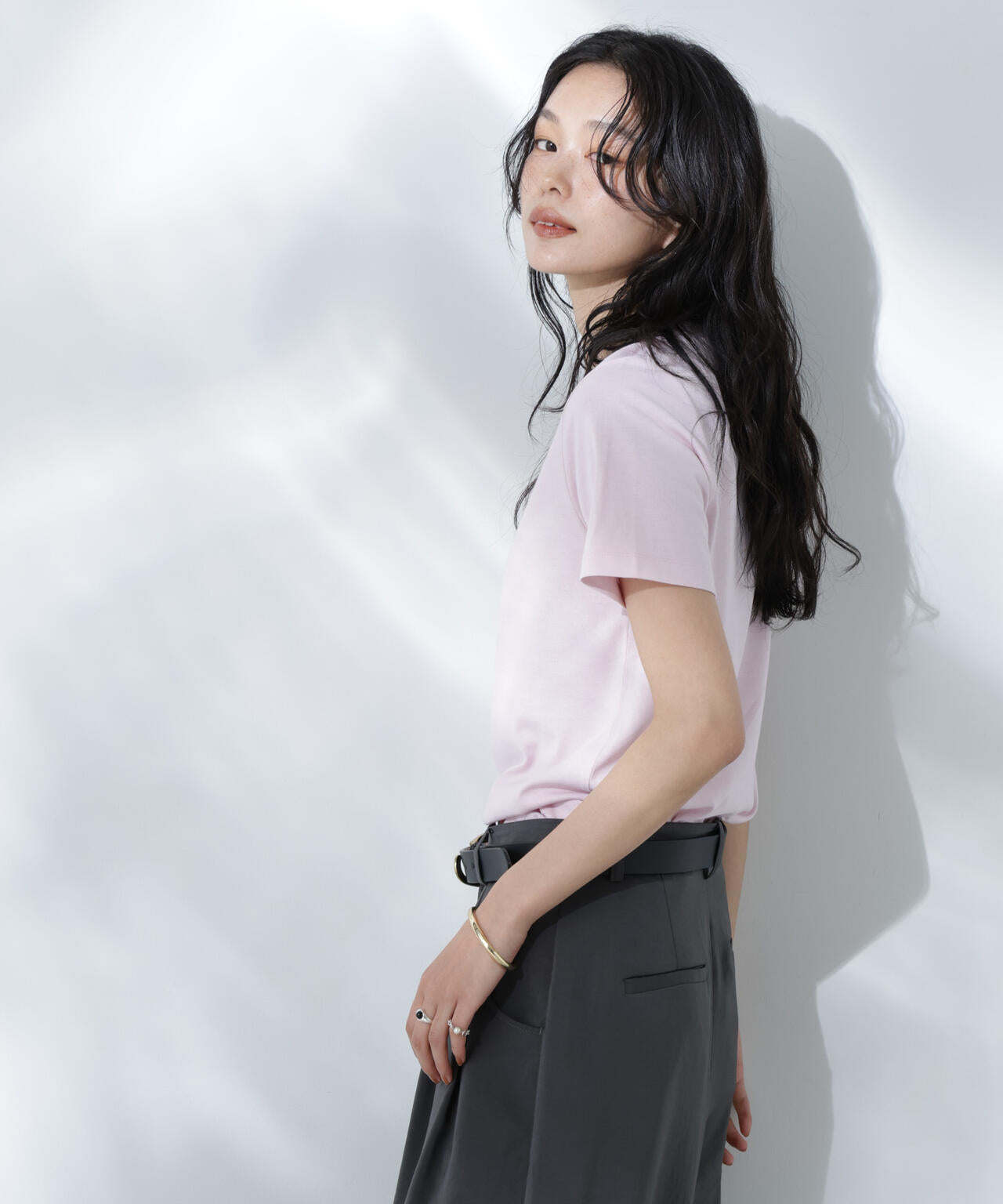 Anti Soaked(R) 汗染み防止カラフルクルーTシャツ