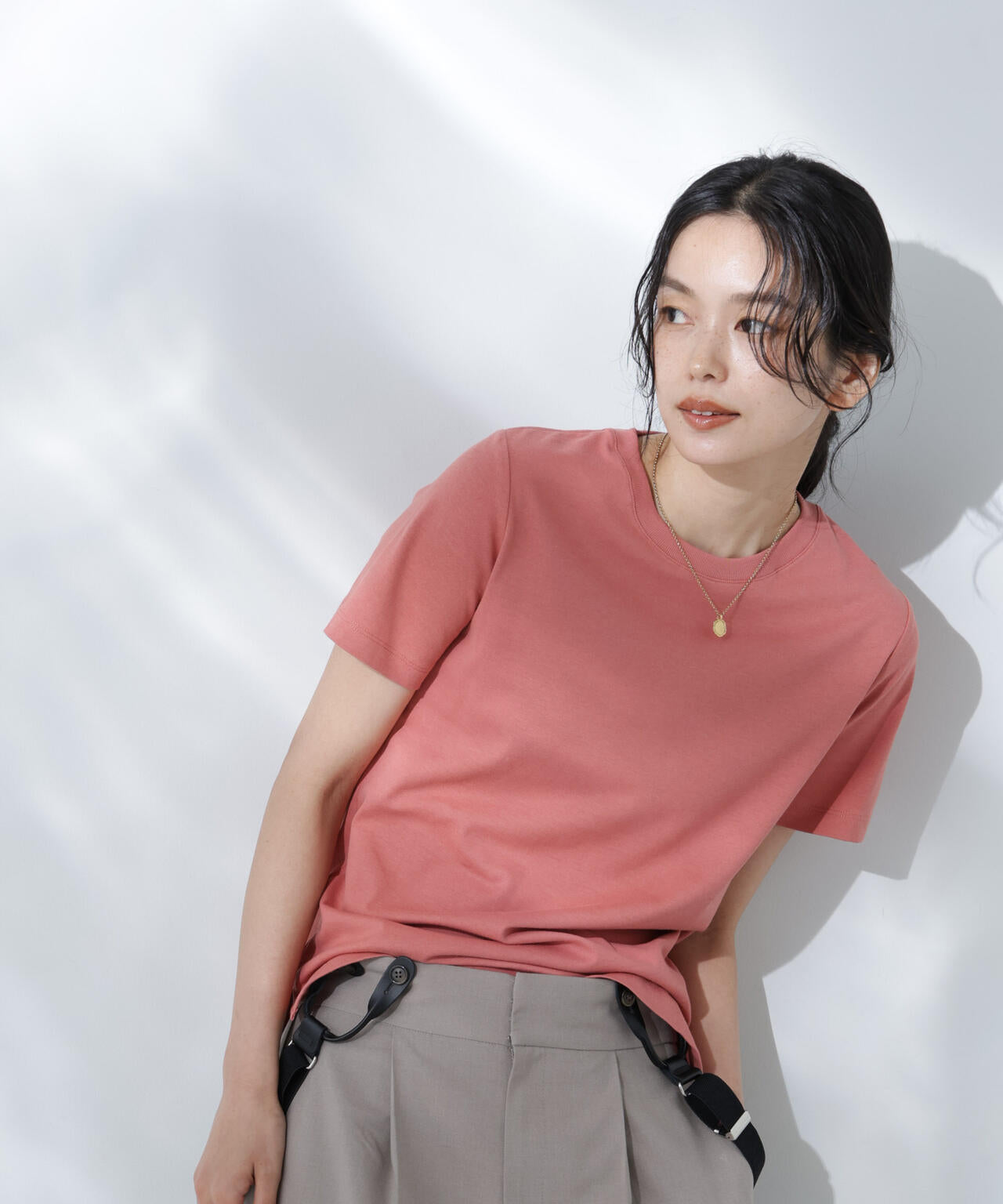 Anti Soaked(R) 汗染み防止カラフルクルーTシャツ